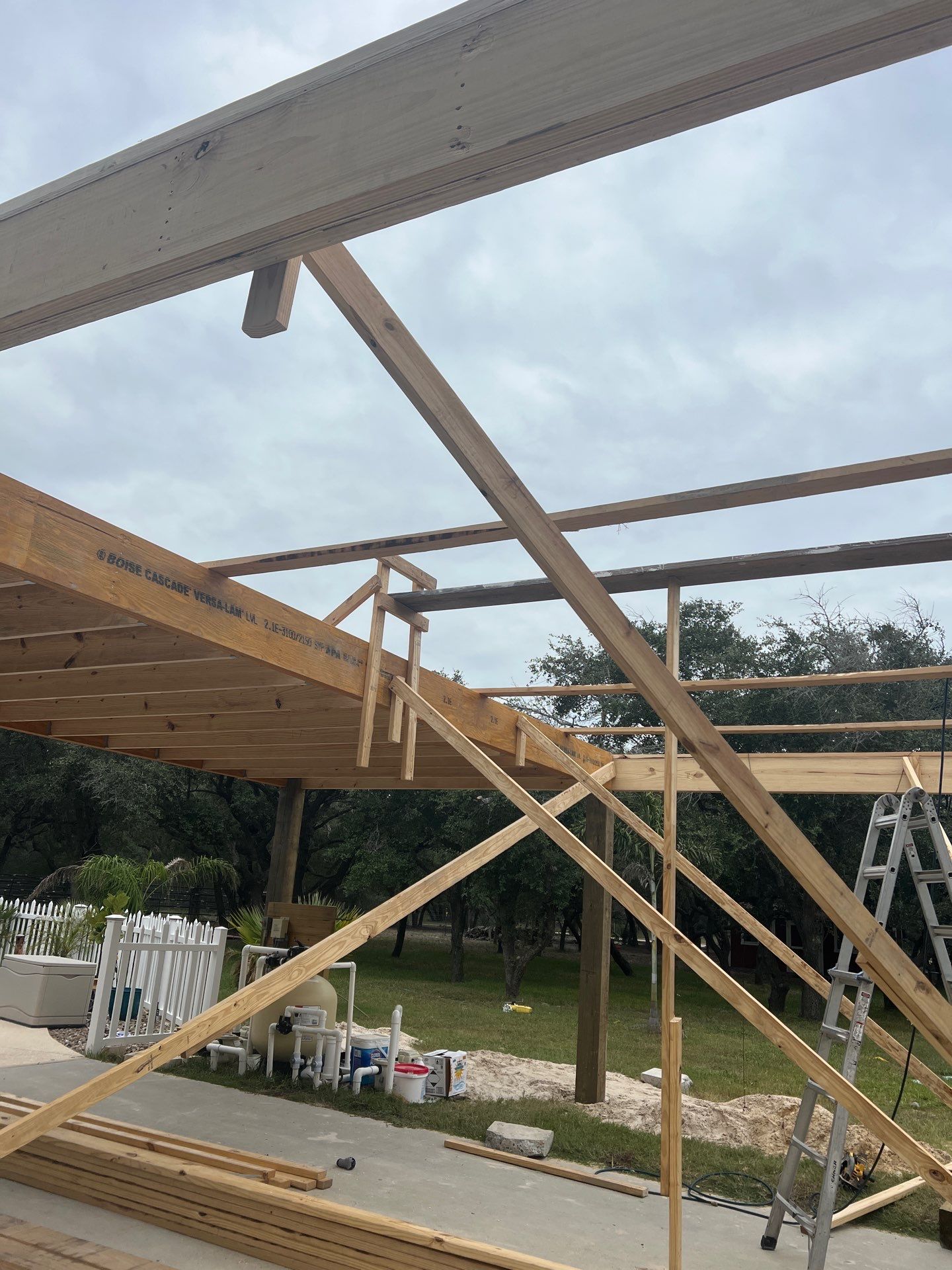 Poolside Pink Top by Bayfront Roofing and Construction
