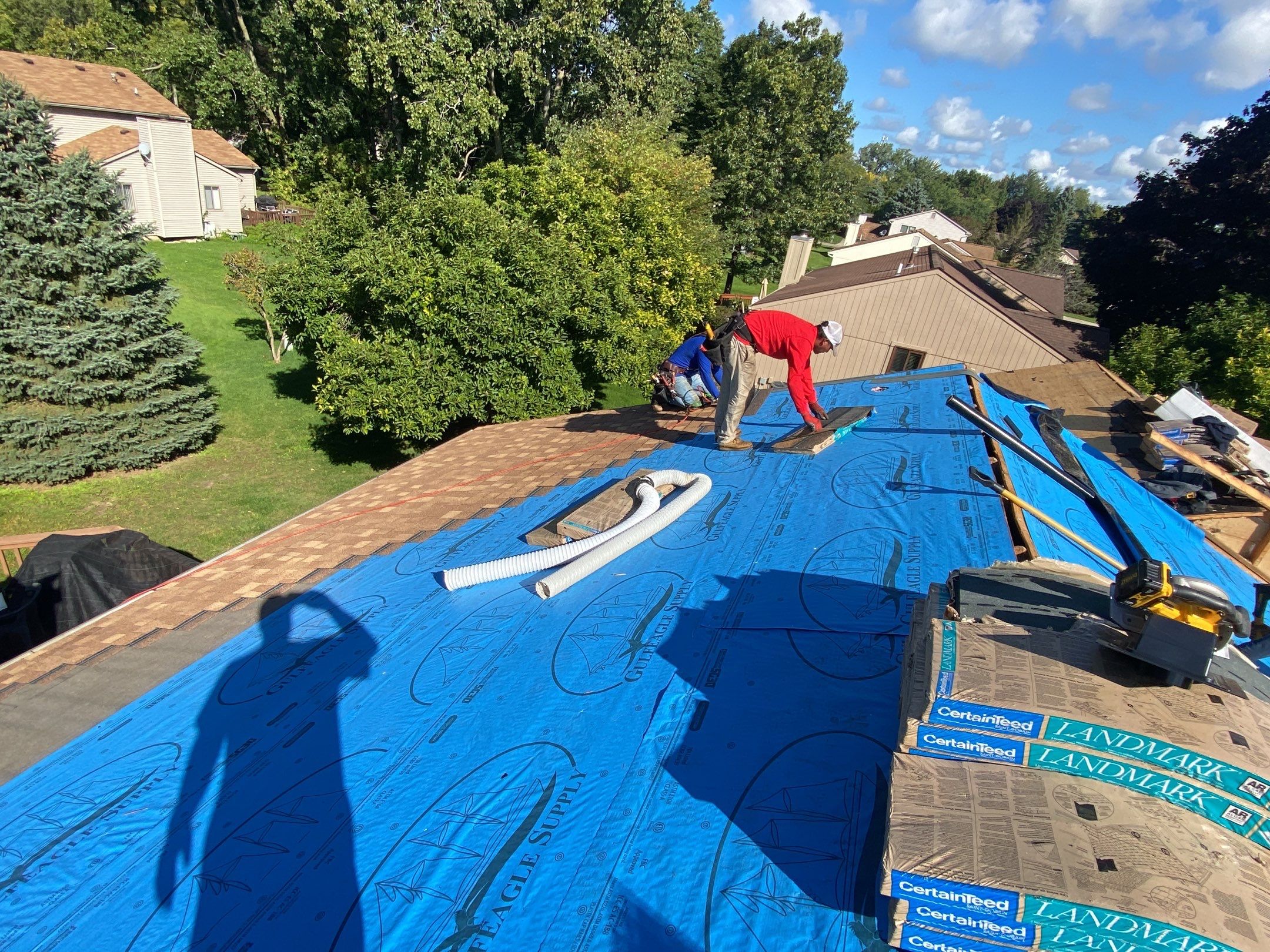 Roof Replacement using CertainTeed Landmark by 180 Contractors