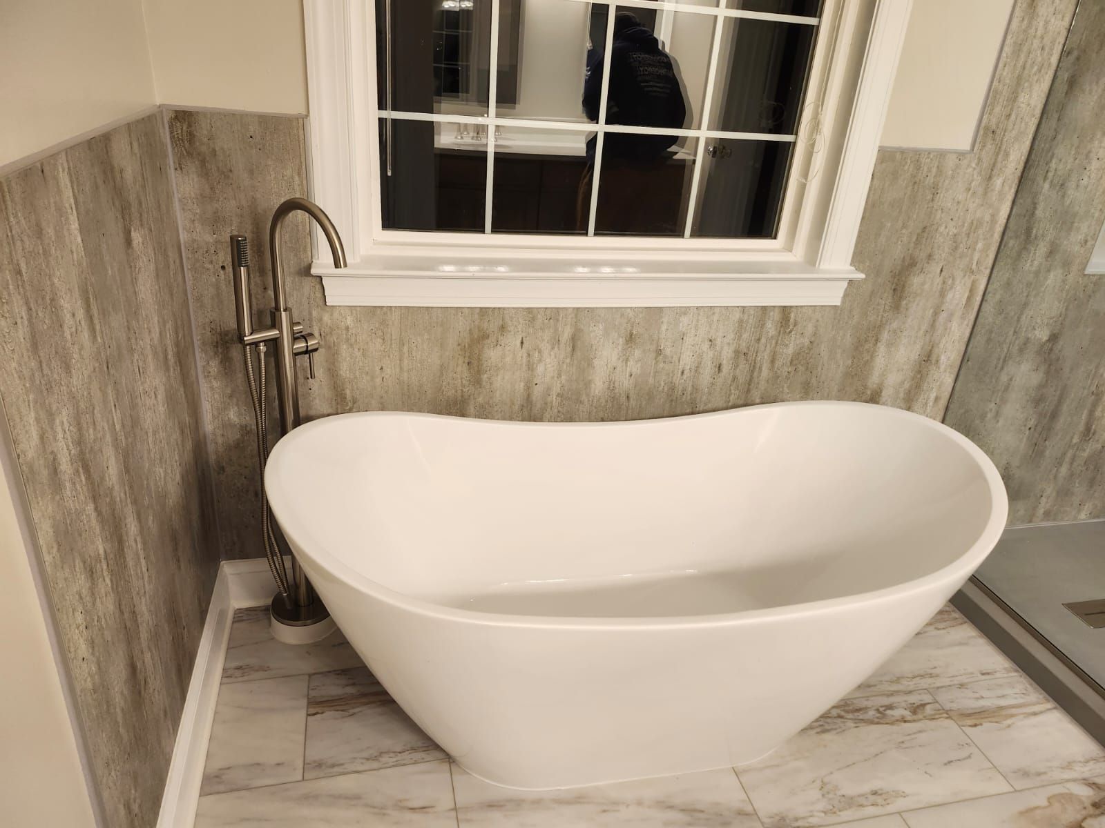 Complete master bathroom remodel/Full window replacement by Window Depot of Annapolis