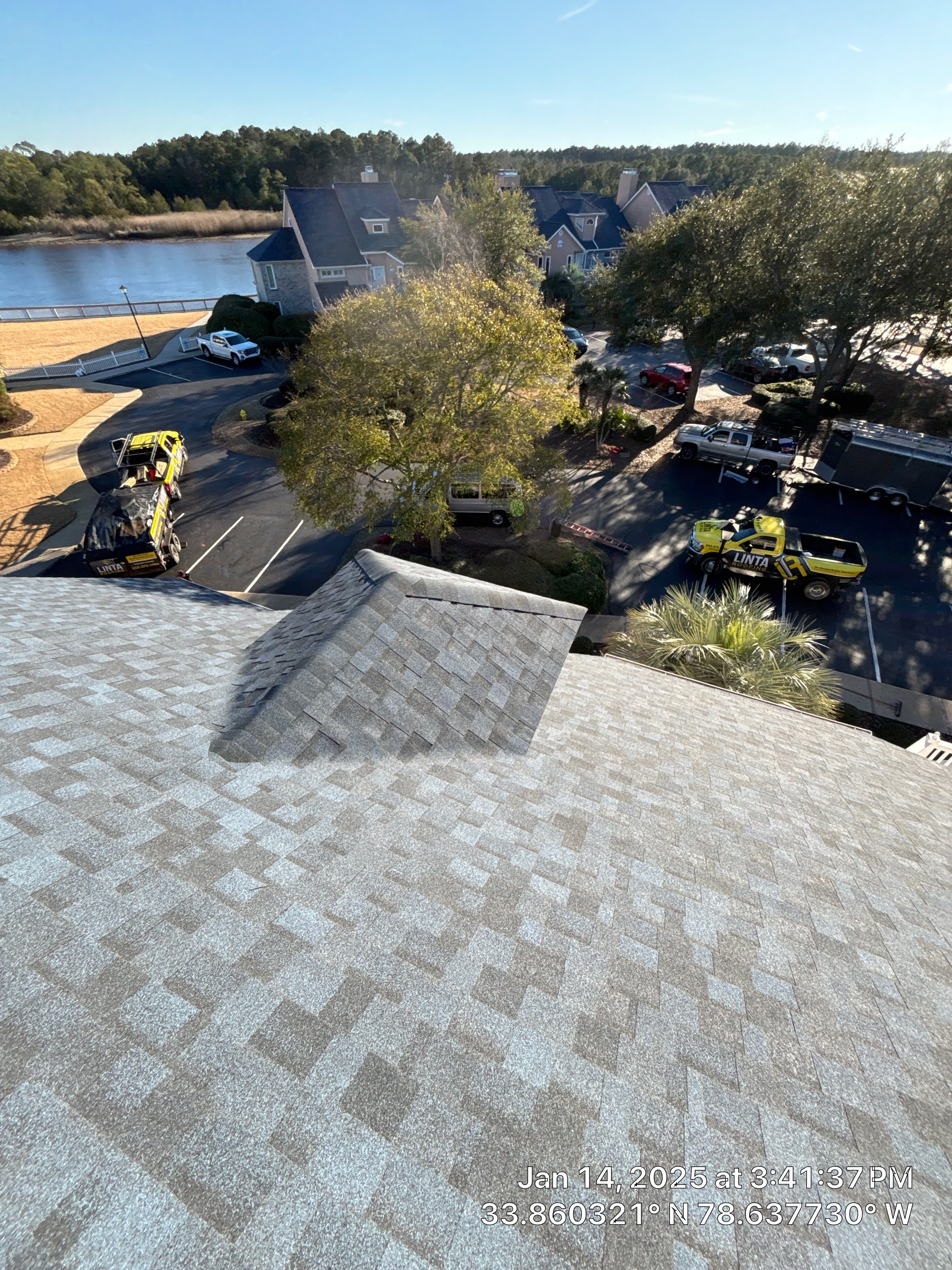 IKO Dynasty - Atlantic Blue by Linta Roofing