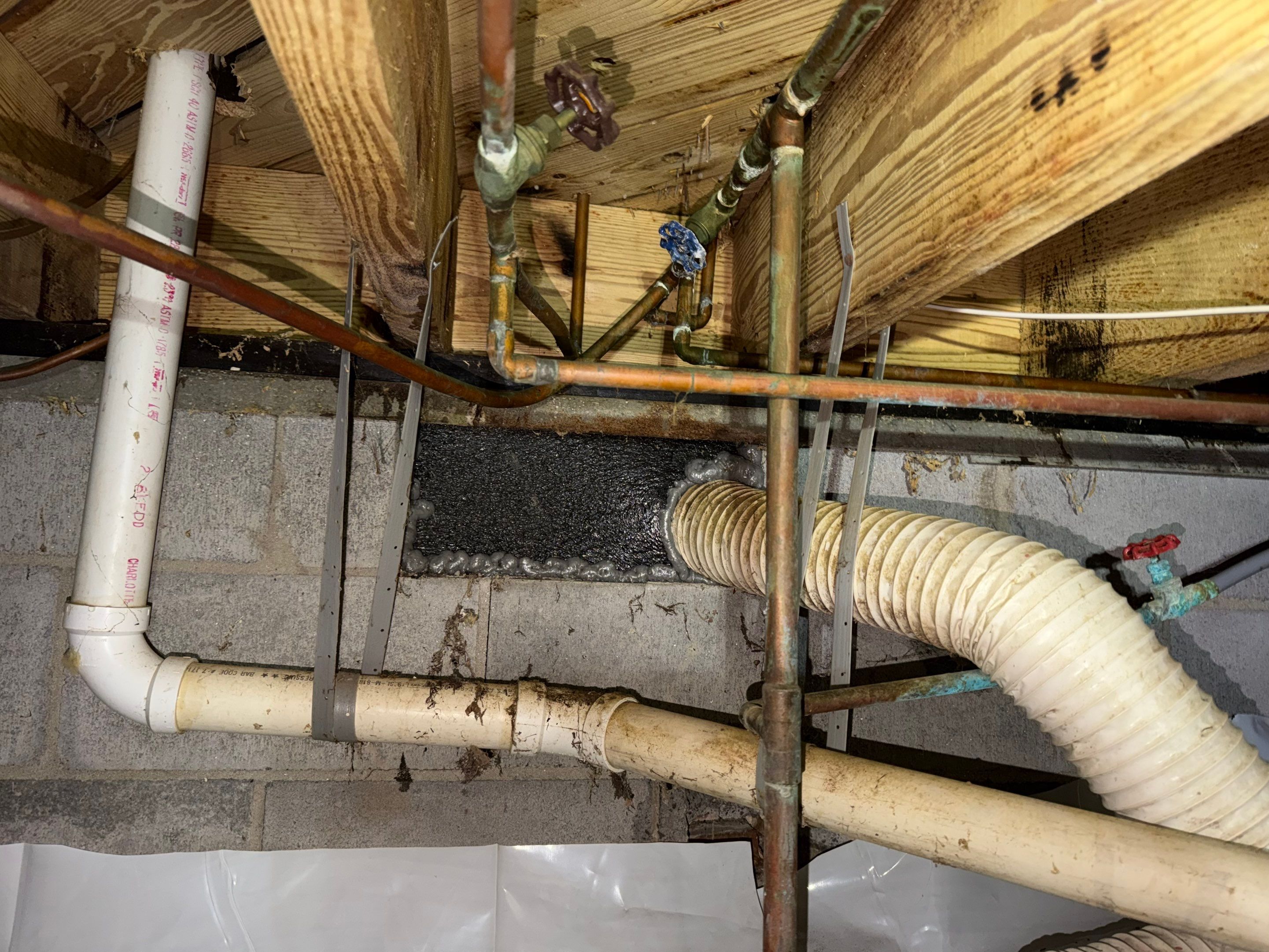 Project in Smithfield by Patriot Crawl Space Repairs