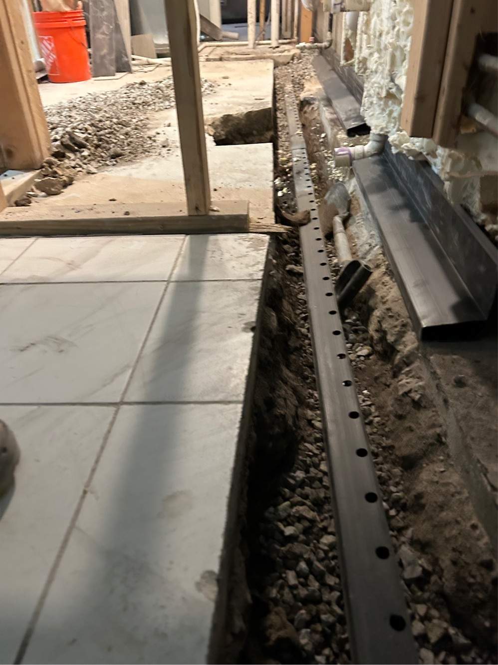 Complete Interior Basement Waterproofing by Allied Water Services