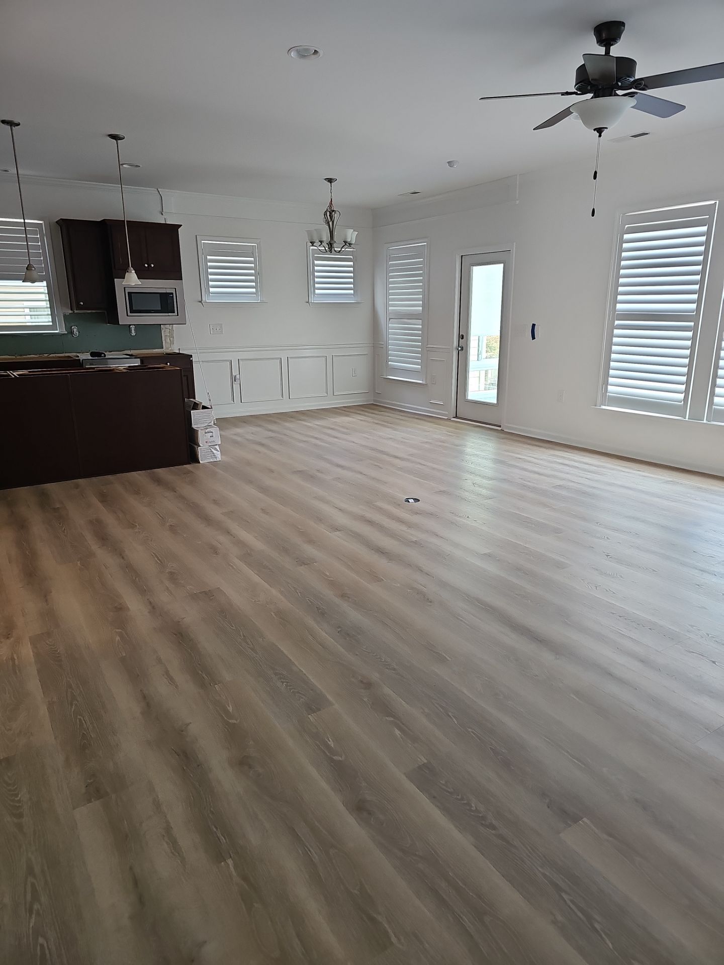Luxury Vinyl Plank Flooring Installation and Interior Refresh in Durham by Billy Weatherspoon Contractor
