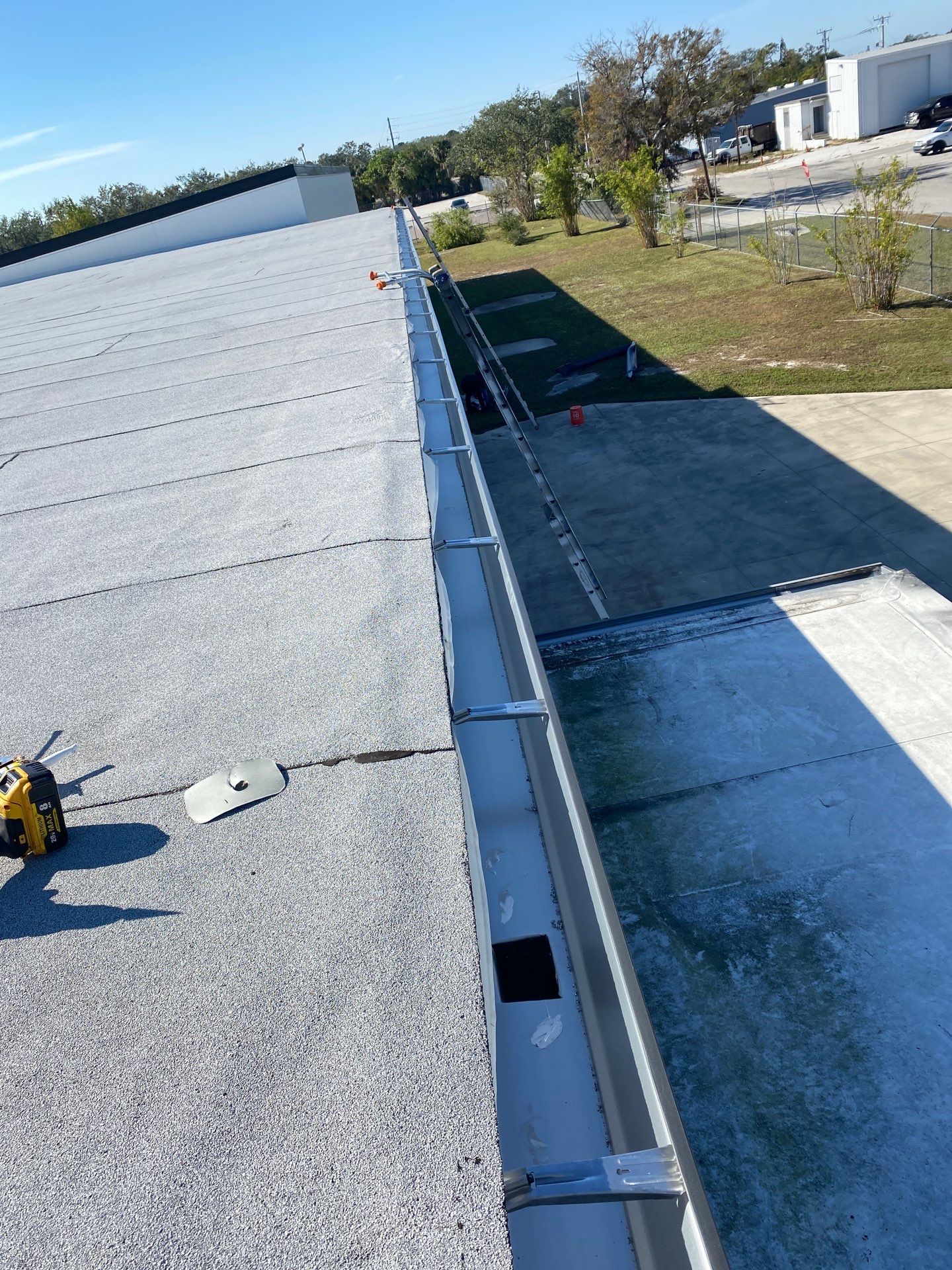 Black Seamless Gutters for Modern Homes in Sarasota FL by Gutter Professors