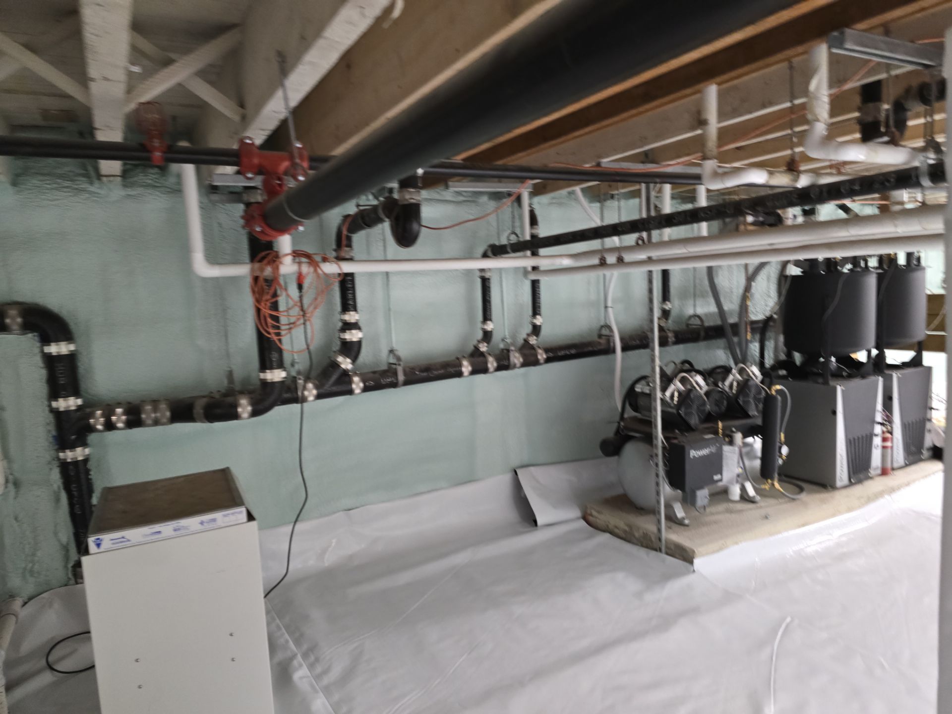 Crawl Space Encapsulation using Closed Cell Spray Foam by NYS Foam & Energy