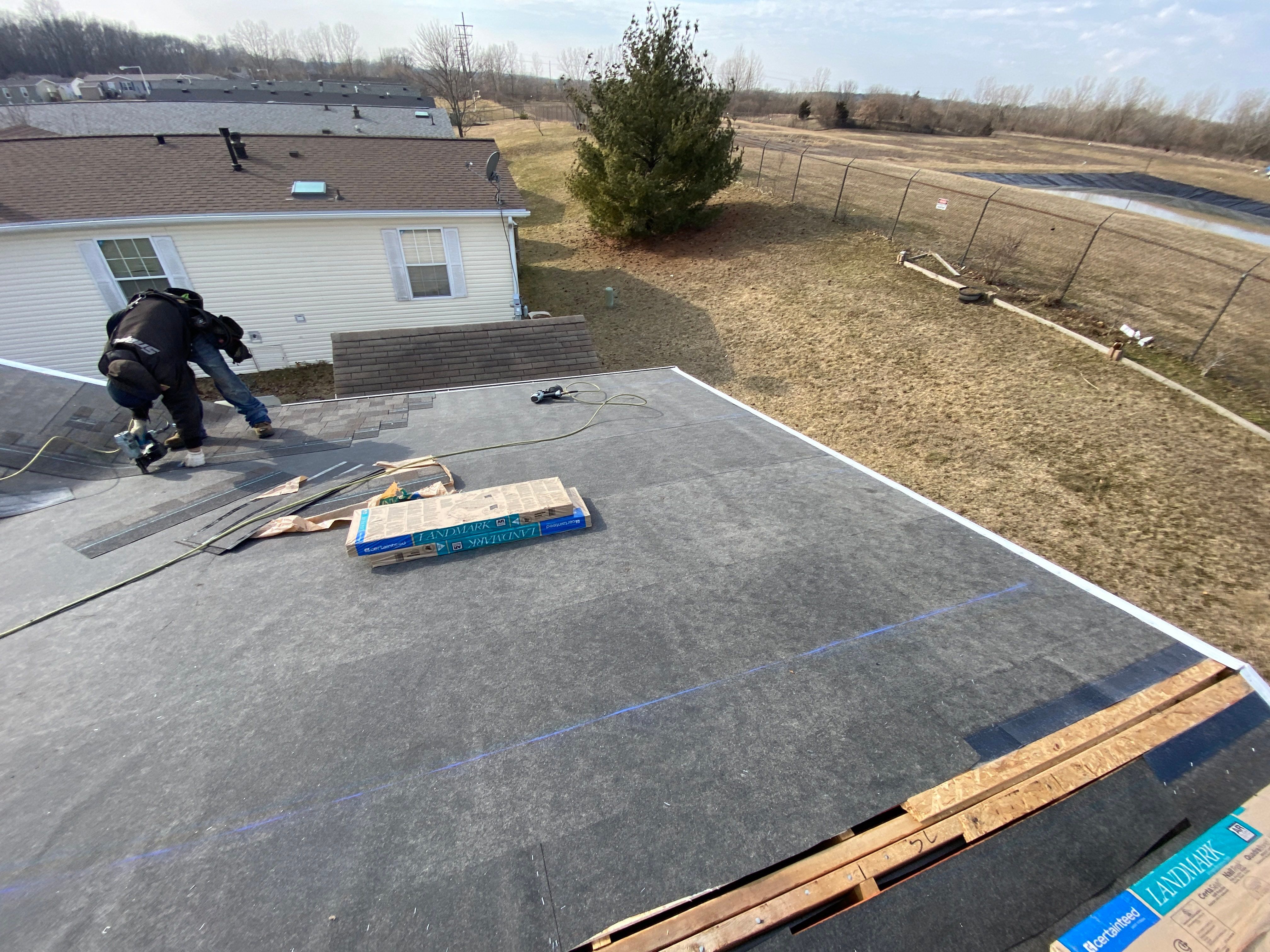 Roof Replacement using CertainTeed Landmark by 180 Contractors