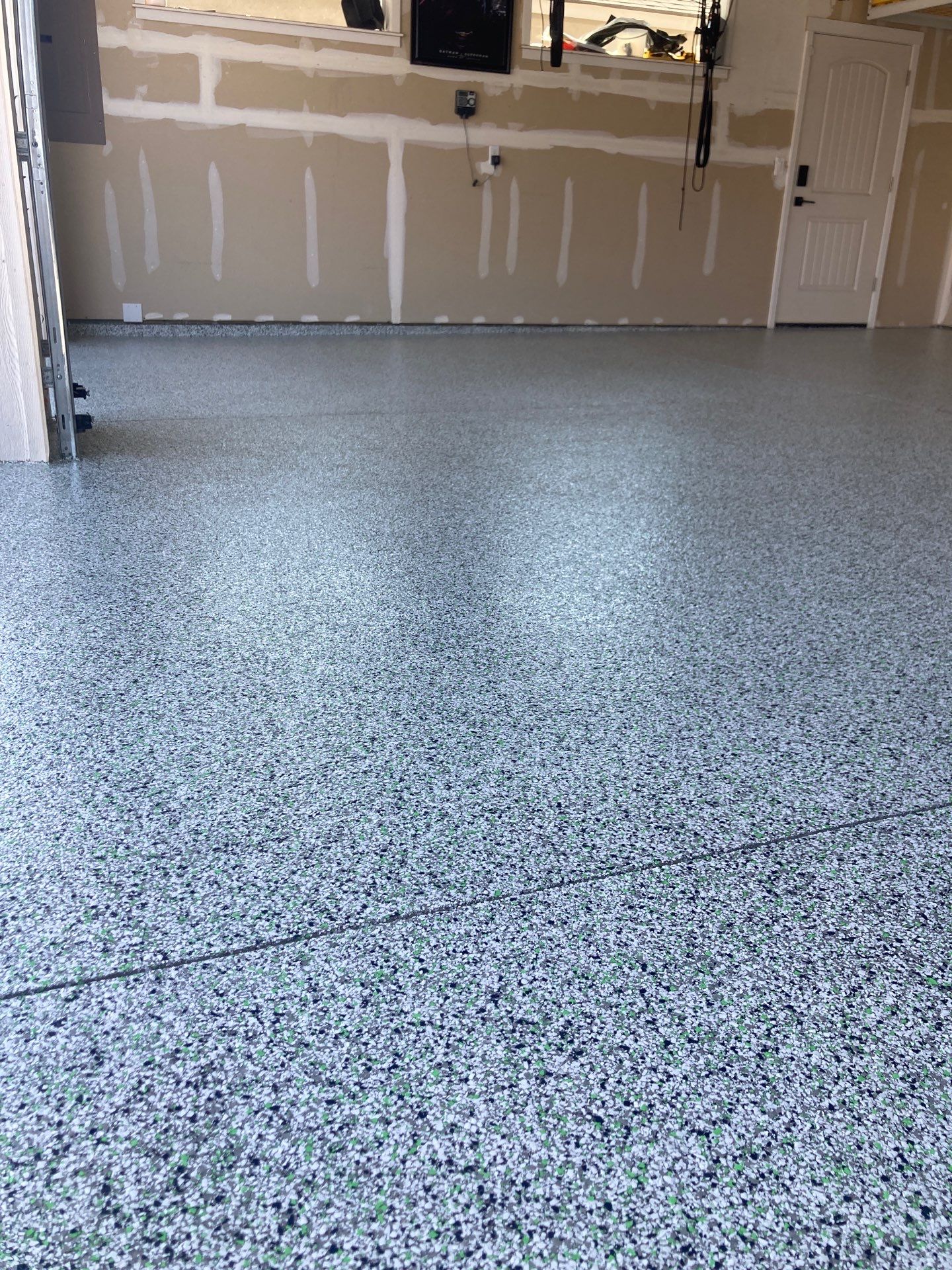 Garage Transformation using Custom Boom by Croc Coatings, LLC