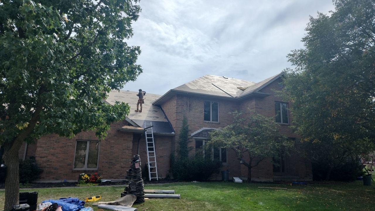 Residential Roofing Repair using GAF Timberline HDZ Shakewood by Nitro Roofing and Construction