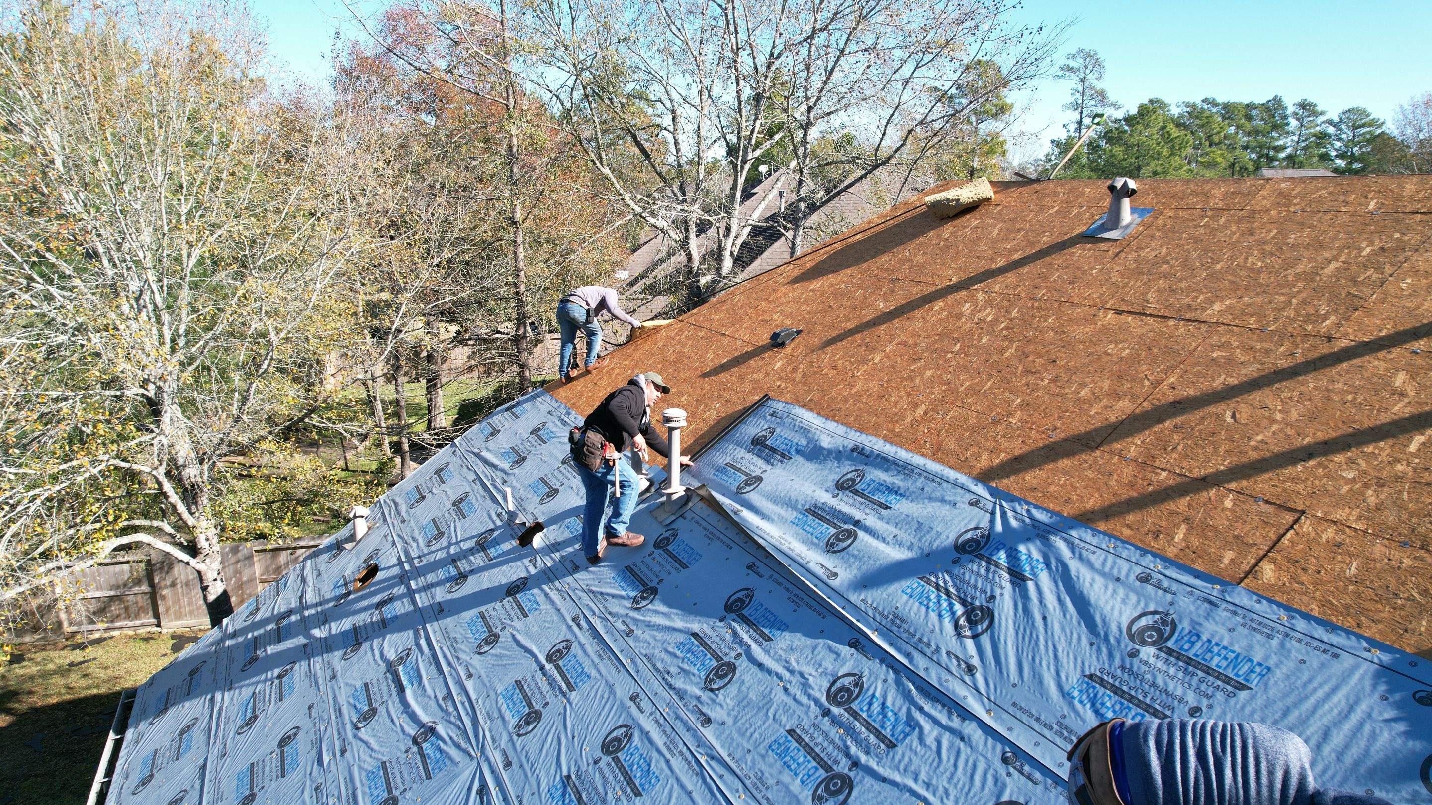 GAF Timberline Roof with Ridge Vent — Spring, TX by PL Roofing & SB Roofing, LLC.