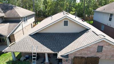 Roof Replacement on a Wooded Lot — Spring, TX