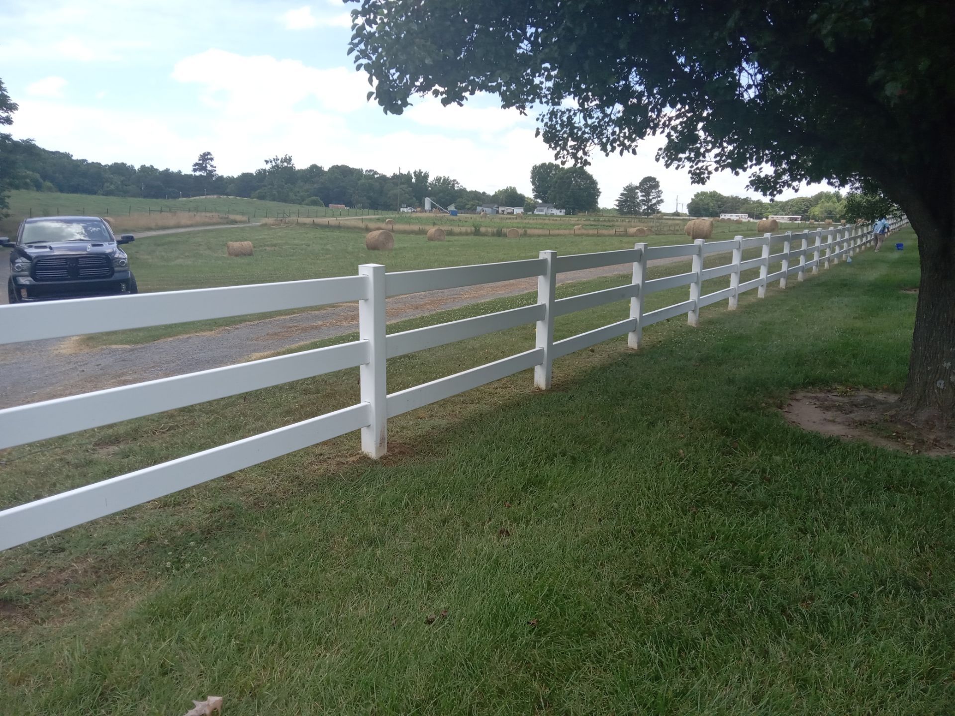 pressure washing white fence clean dirt and algae buildup restore appearance increase curb appeal