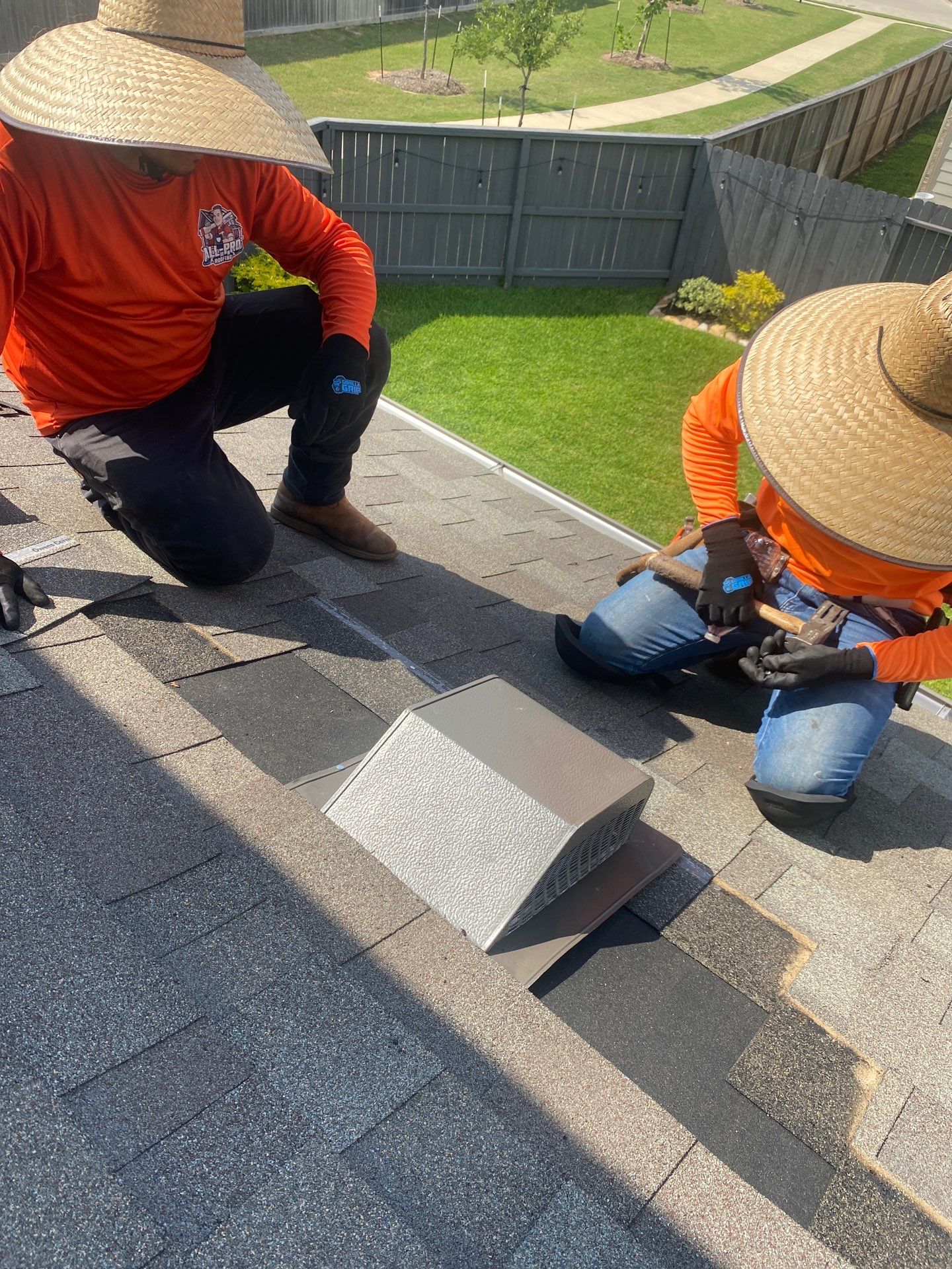 Hail Damage using Owen's Corning Duration (Lifetime) Shingles by Roof Repair Company