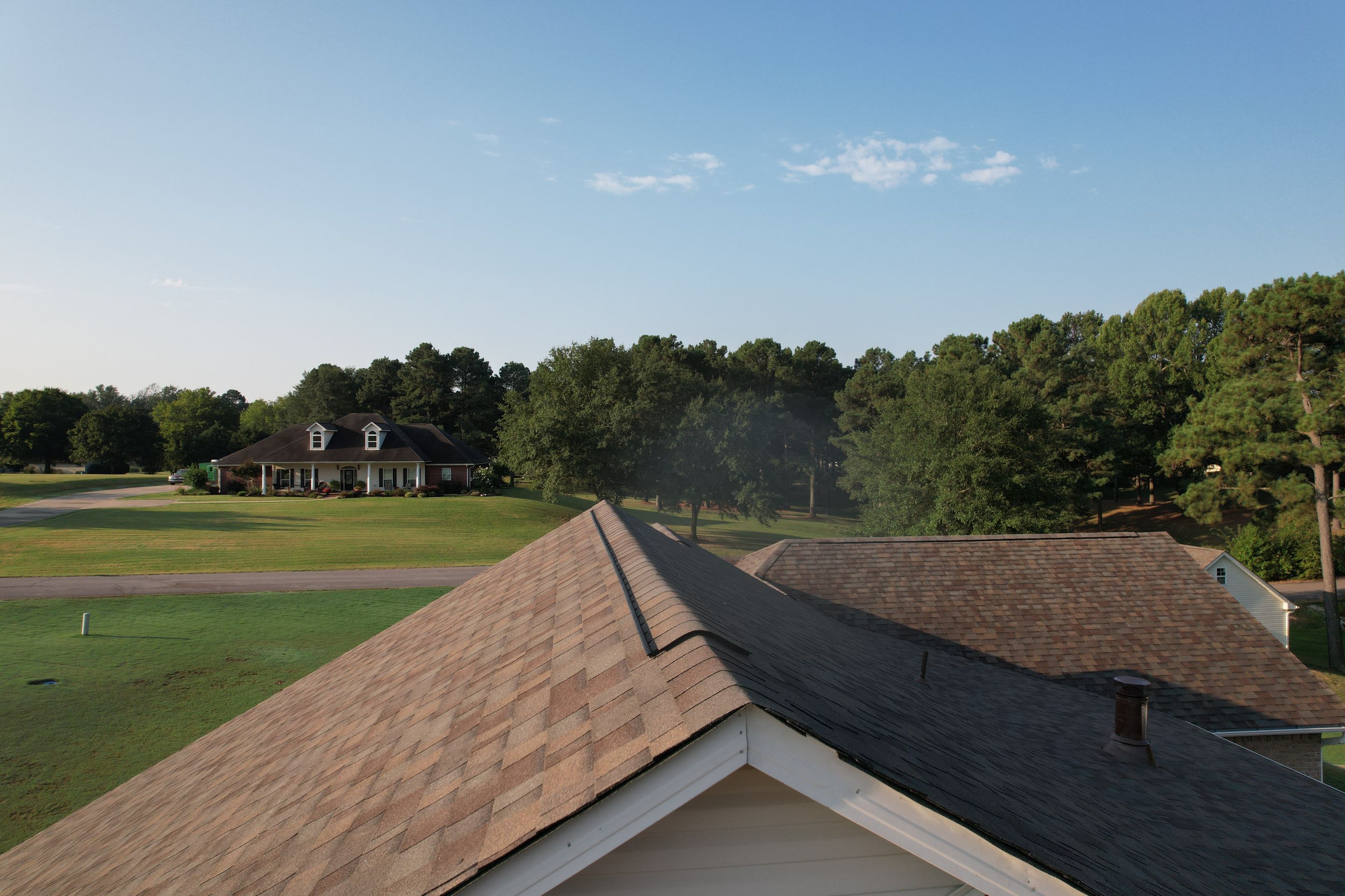 Residential Roofing Repair using Malarkey Highlander: Natural Wood by Hostetler Roofing