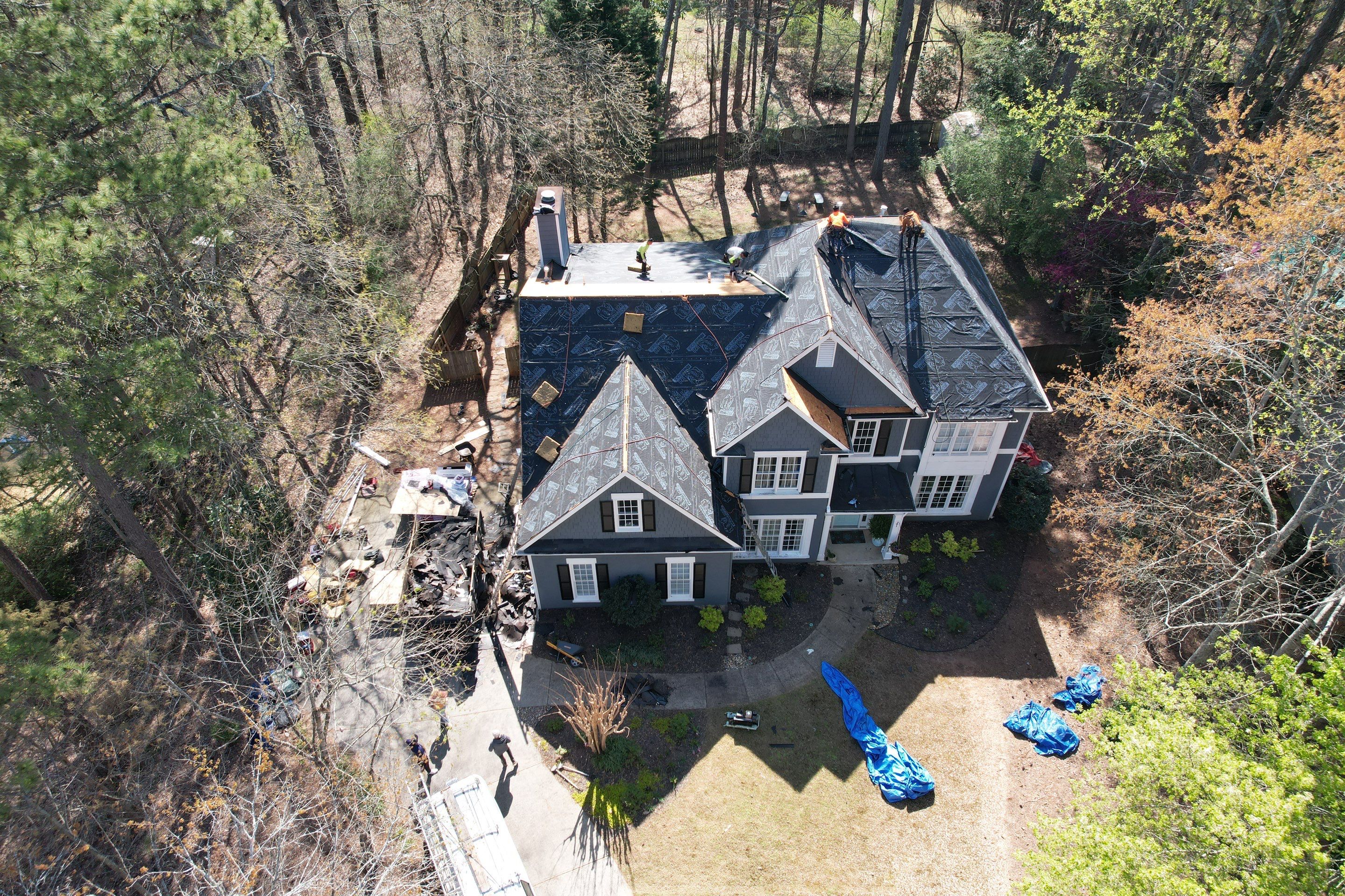 Residential Roofing Installation using Owens Corning by Inspector Roofing and Restoration