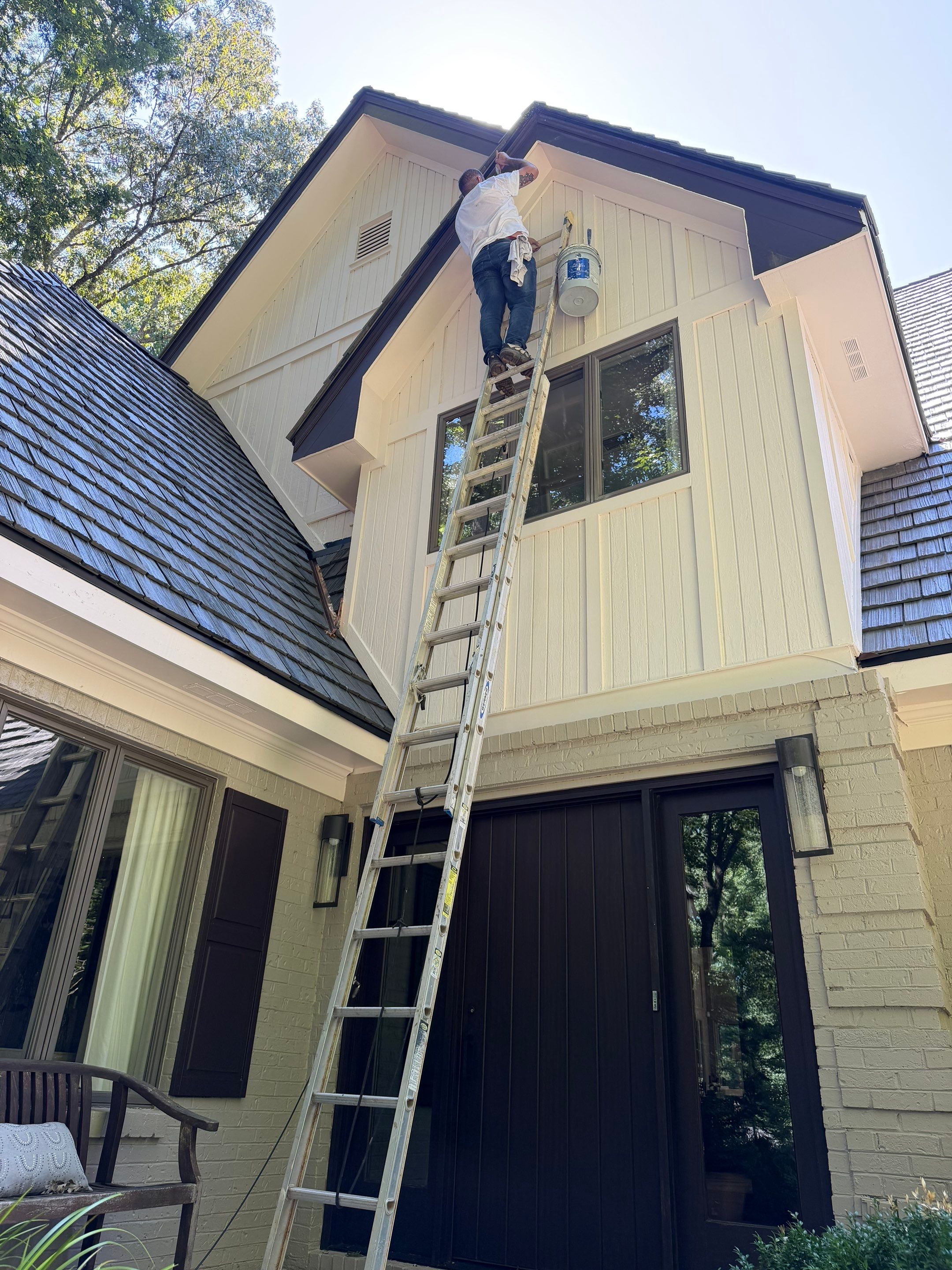Comprehensive Exterior Painting and Wood Rot Repair in Atlanta by PGP Surface Solutions, LLC