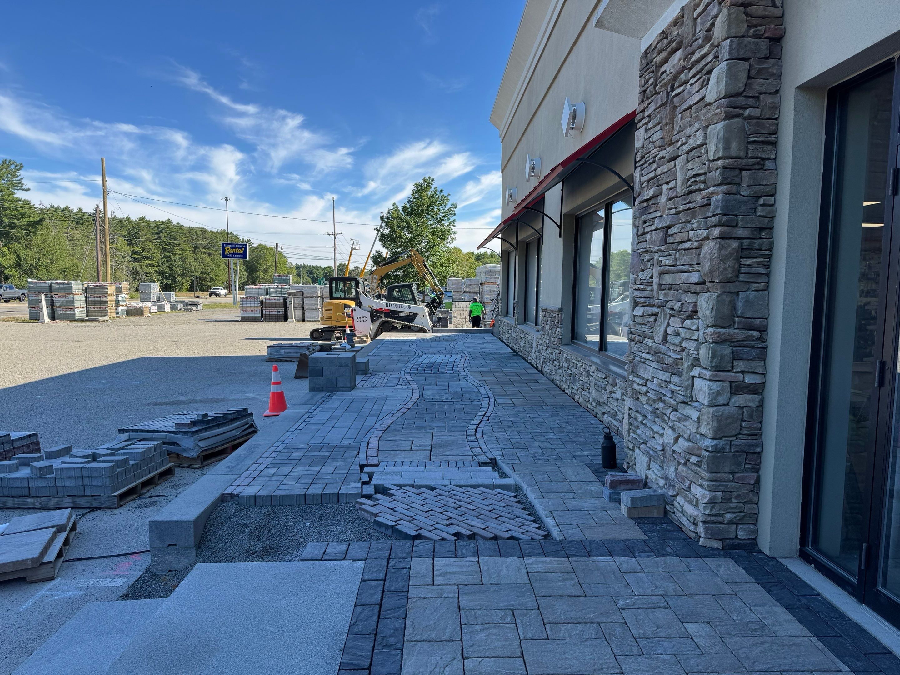 Project in Kittery, Maine by RD outdoor Landscape Services