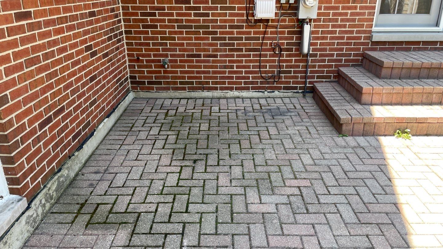 Brick paver clean, sand and seal.  using Surebond SB-1300 by Northern Power Washing LLC.