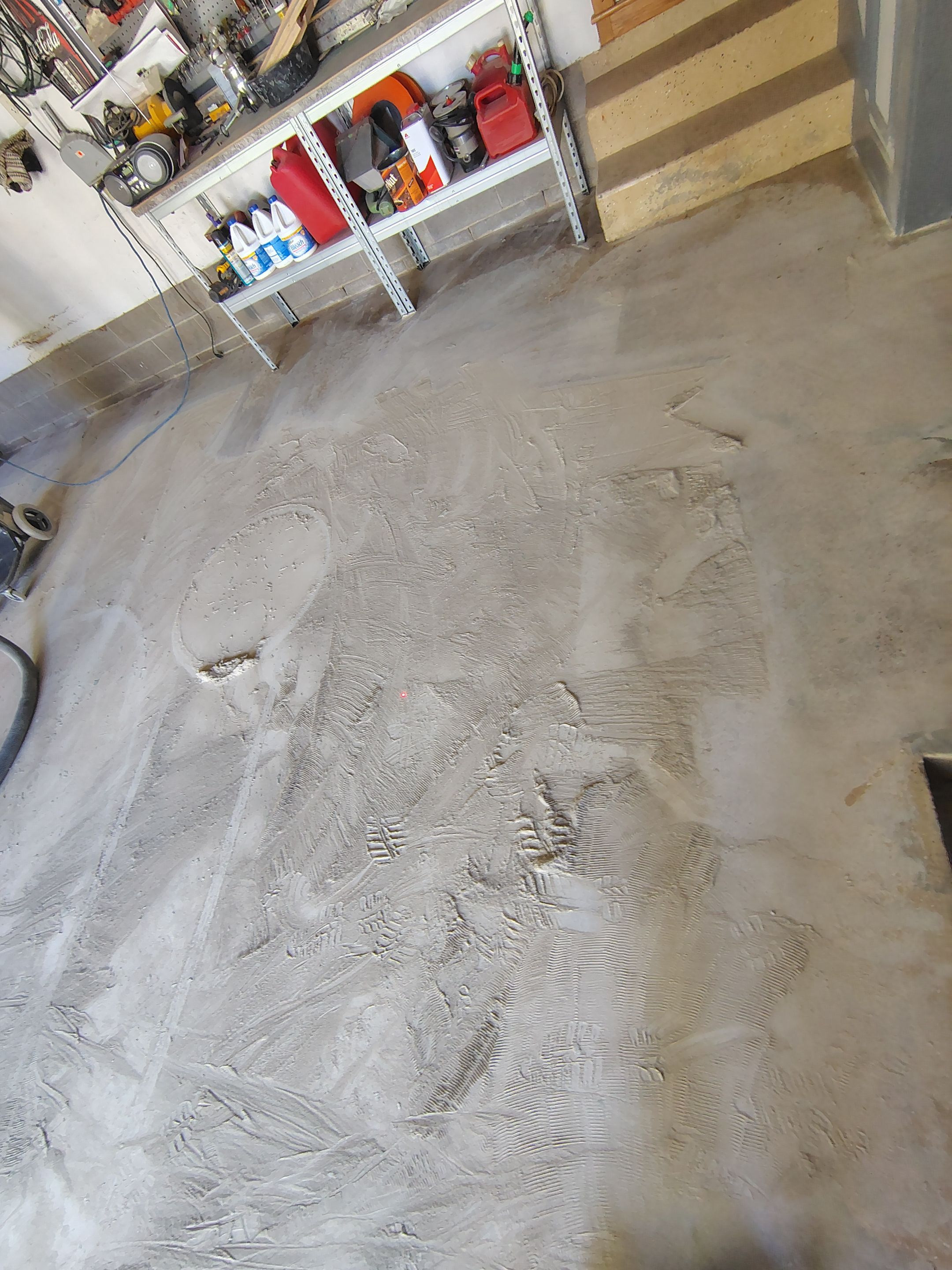 Nightfall Decorative Chip Garage Floor Coating in Luverne, Minnesota by Select Painting, Coatings & Garage Cabinets
