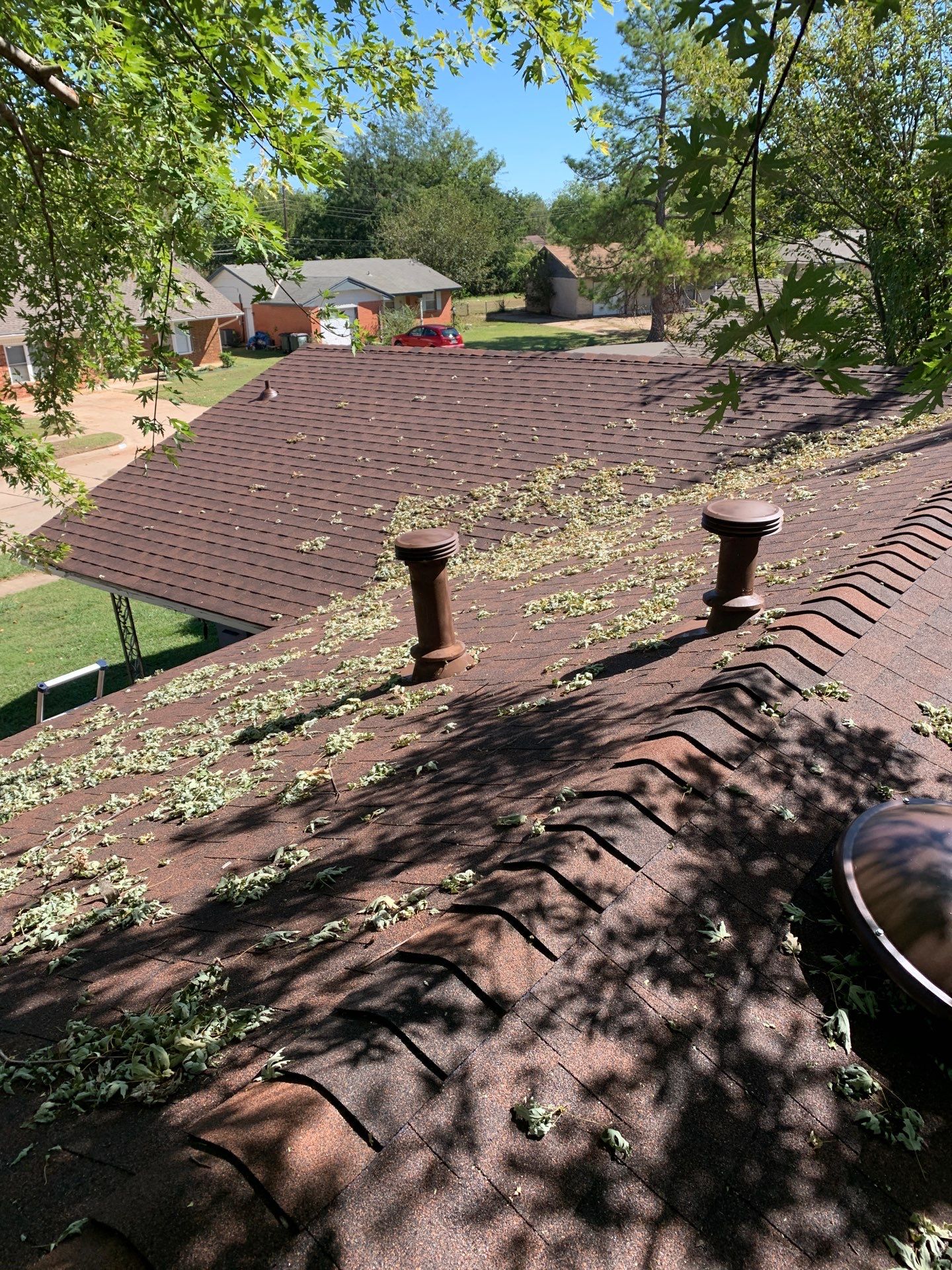 roof and vent replacement in Del City by McCann's Roofing and Construction