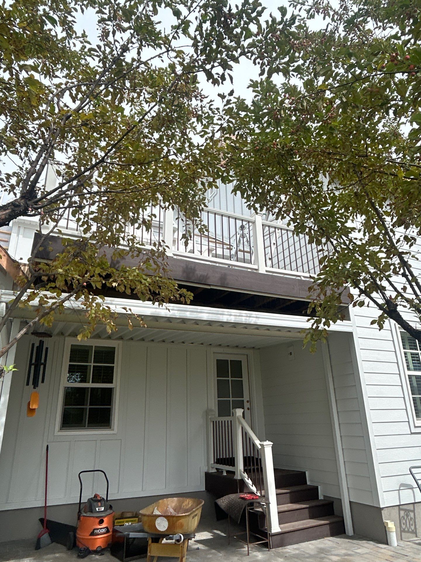Orem | Custom Hardie Mixed Siding | Arctic White by Ideal Siding Utah