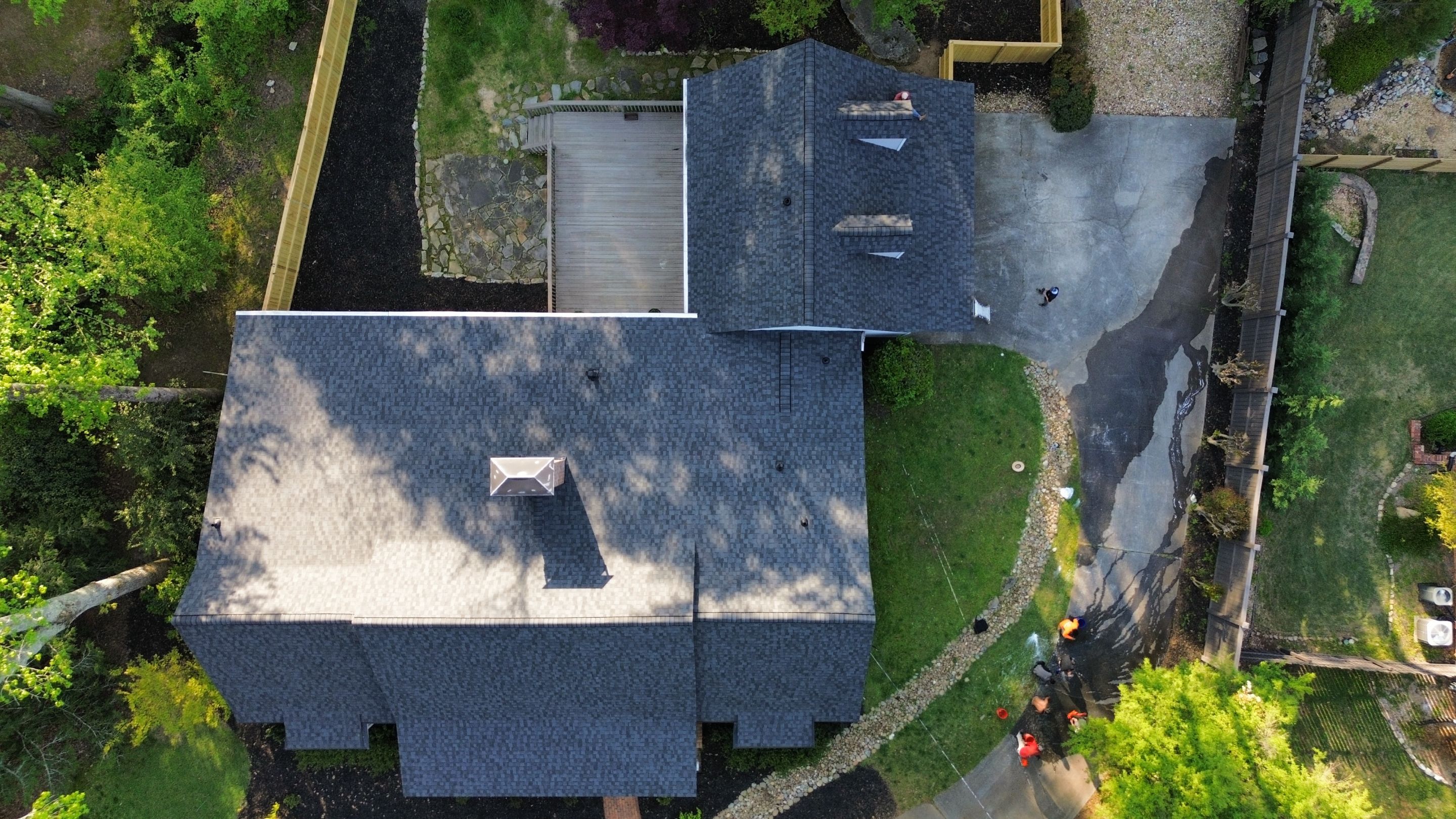 Atlanta, GA Roof Replacement CertainTeed Landmark Pro Max Def Moire Black by Reset Roofing