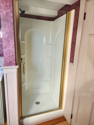 Semi-Frameless Shower Door