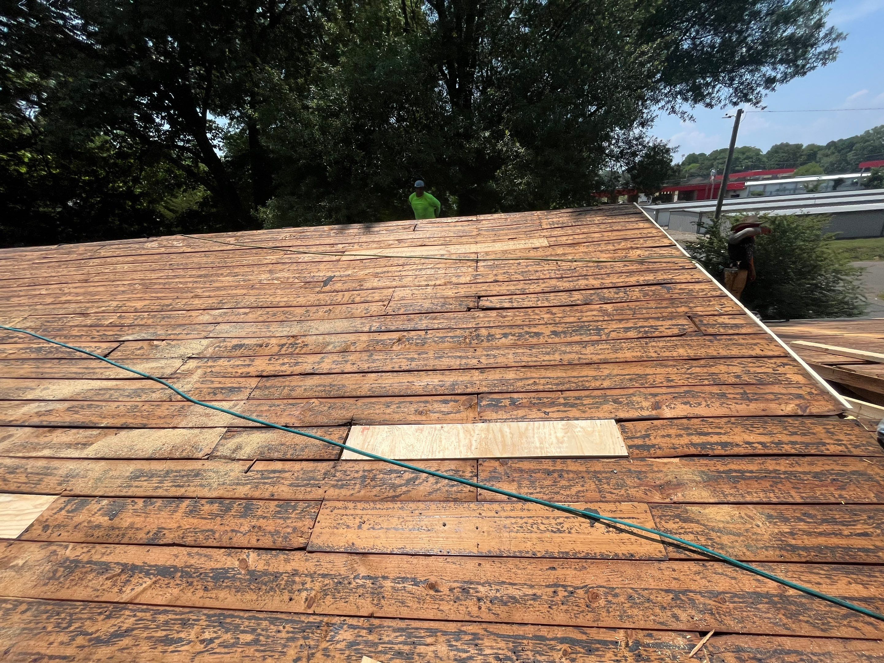 Residential Roofing Installation using 29 Gauge Galvalume Metal by Hostetler Roofing
