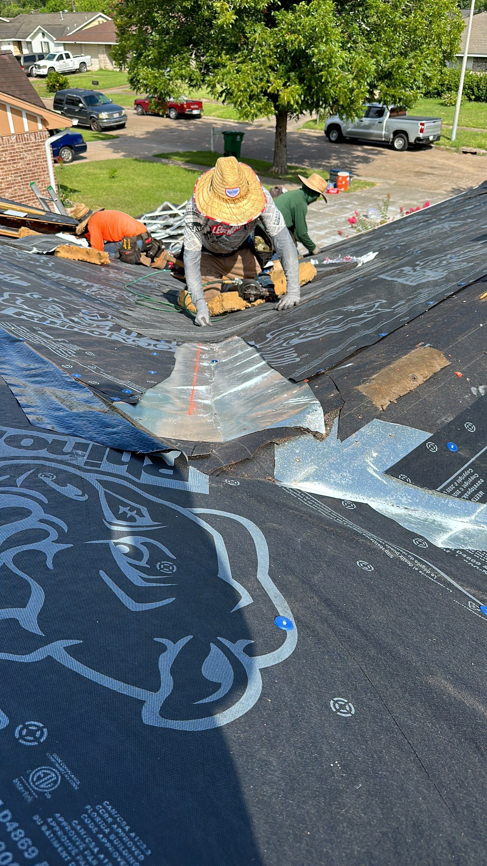 Gray Architectural Shingle Roof, Felt to Finish — North Houston, TX by PL Roofing & SB Roofing, LLC.