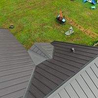 24ga 1" Nail-Strip Dark Bronze  by Total Roofing System The Metal Roof Experts