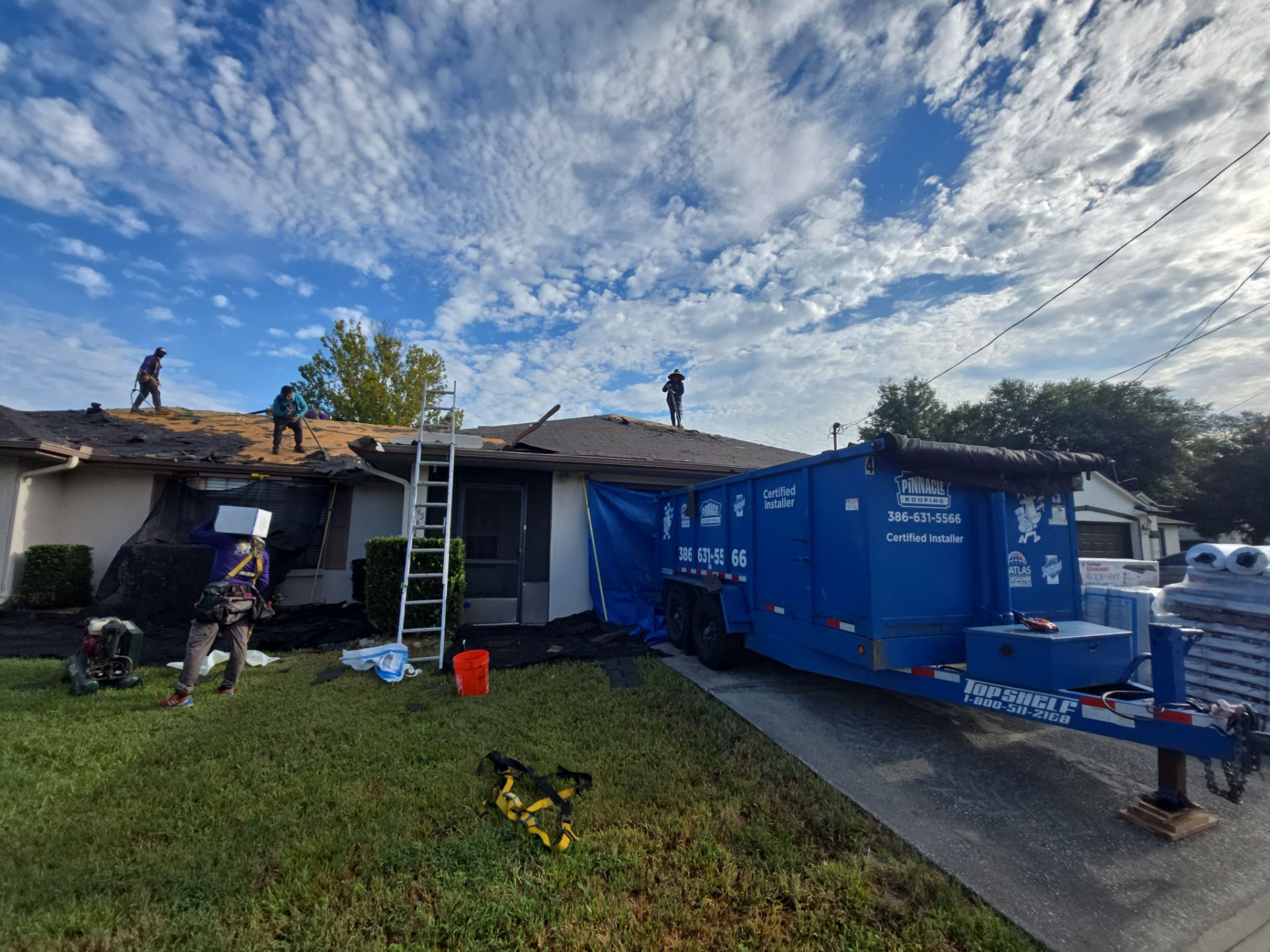 Deltona Roof Replacement Featuring Atlas Pinnacle Sun in Cool Coral Canyon by Pinnacle Roofing Group