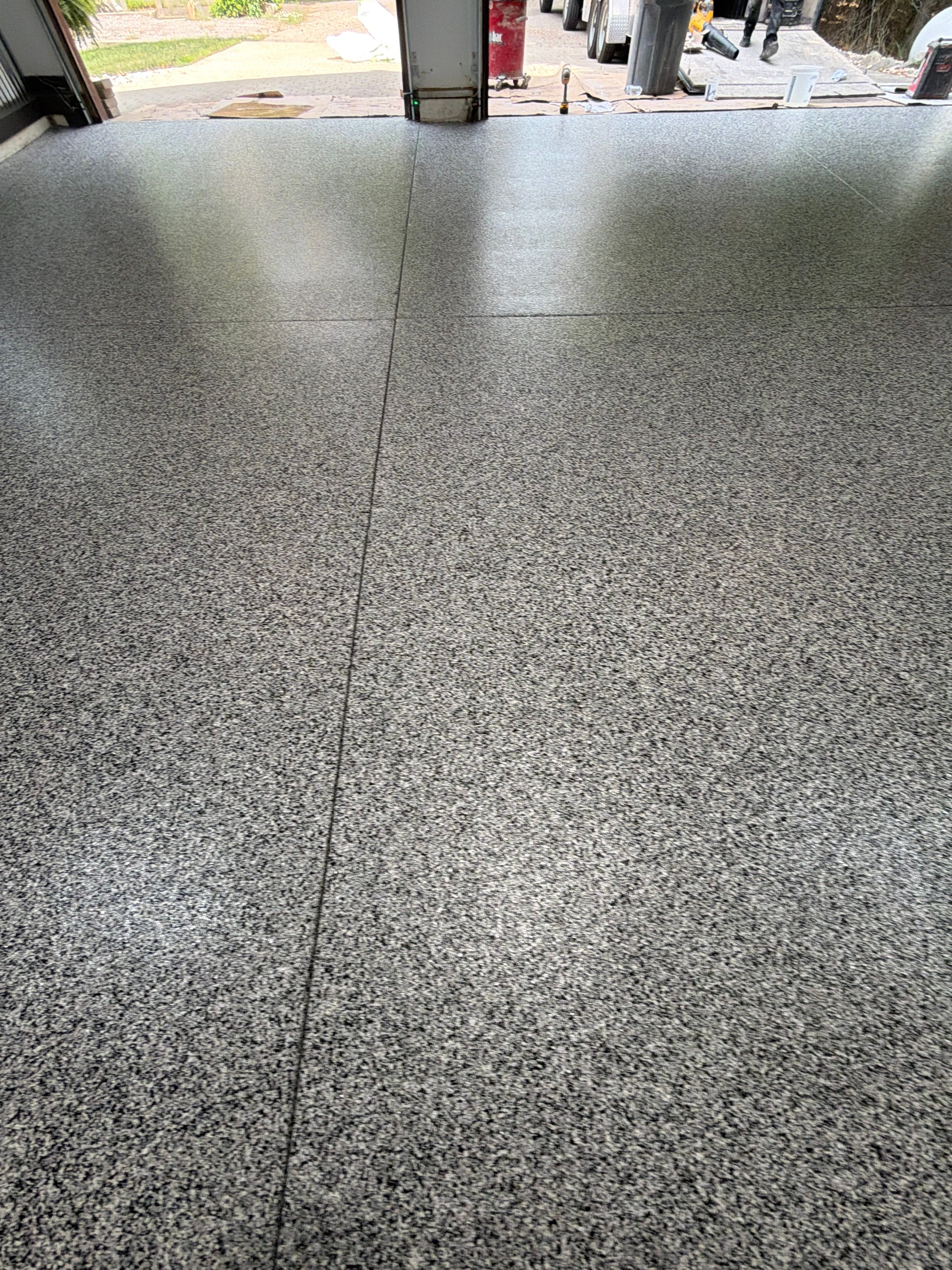 Project in Dansville, Michigan by Freedom Concrete Coatings. 