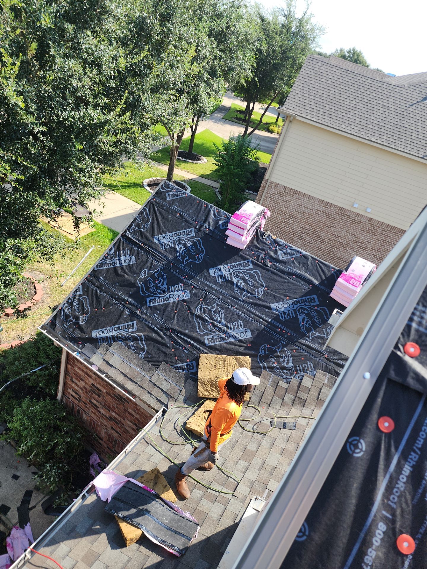 Residential Roofing Installation using Owen's Corning Duration (Lifetime) Shingles by Roof Repair Company