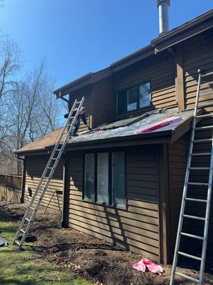 Turtle Shell gutter protection installation in West Chicago, IL 60185, photograph 77