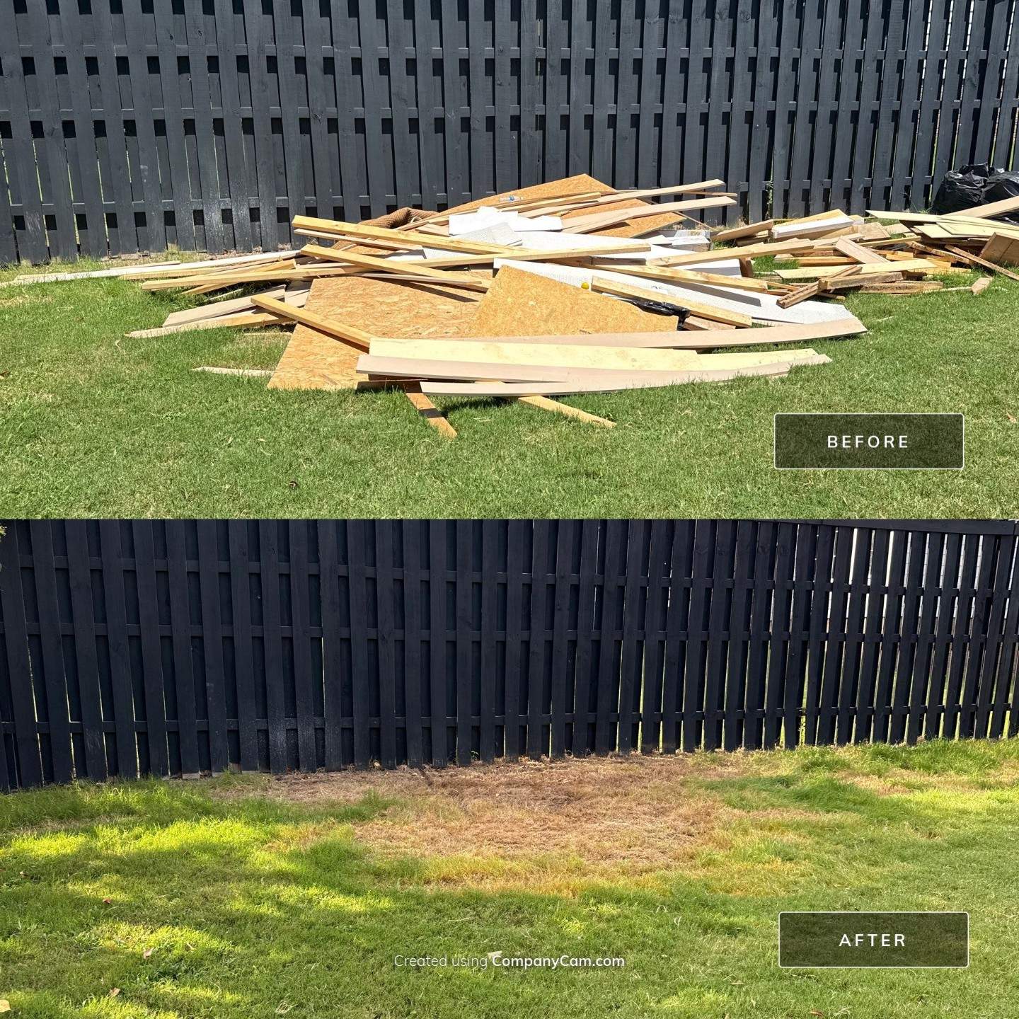 Project in Charlotte by Badger Hauling