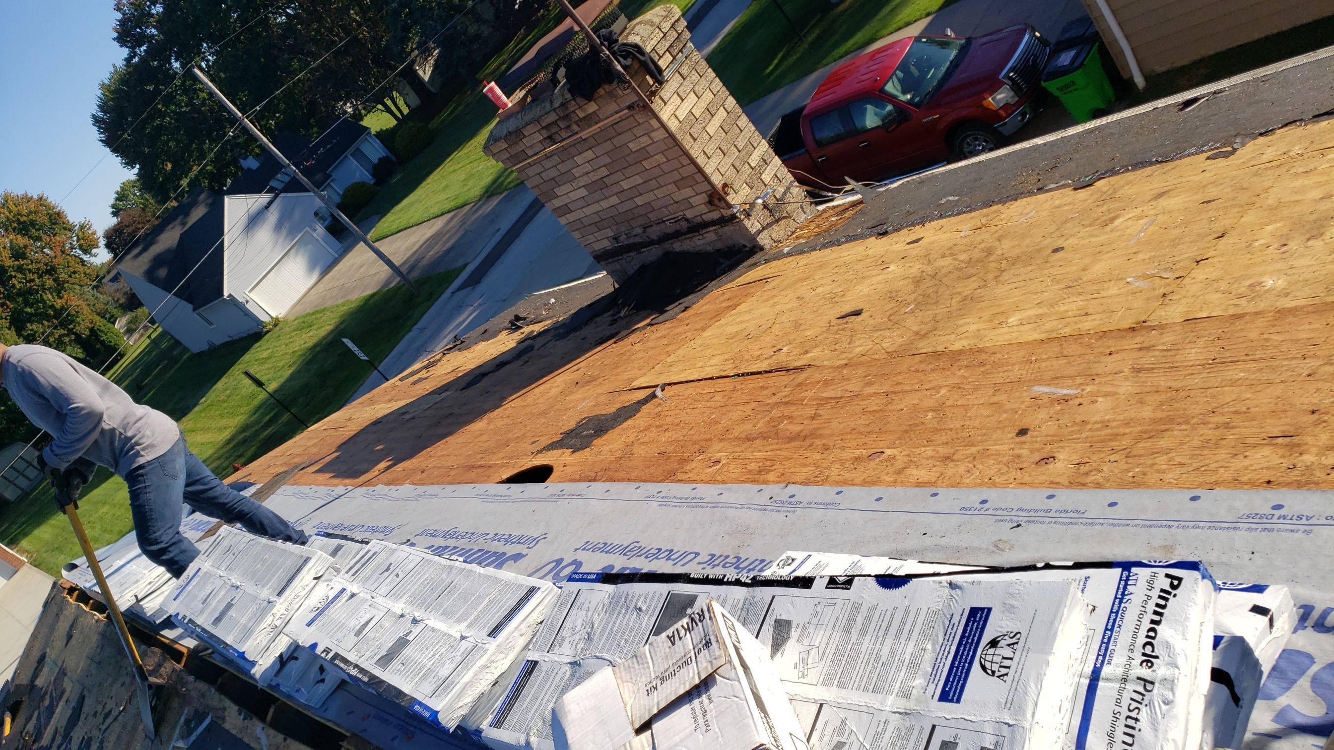 ATLAS PINNACLE COLOR: PRISTINE HEATHER DRIP EDGE: MUSKET BROWN by Eagle Eye Roofing