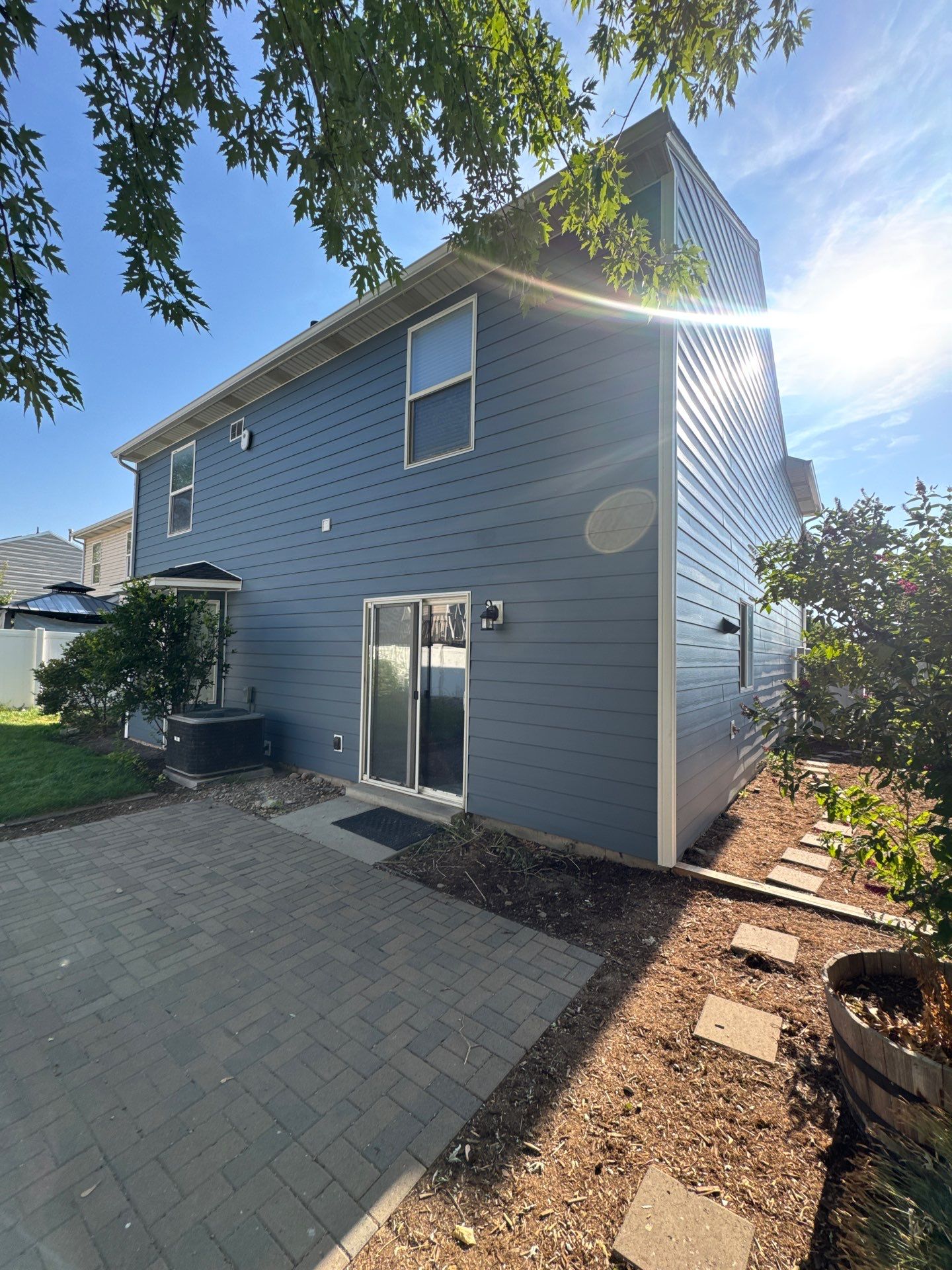 Project in Saratoga Springs by Master Rain Gutters.