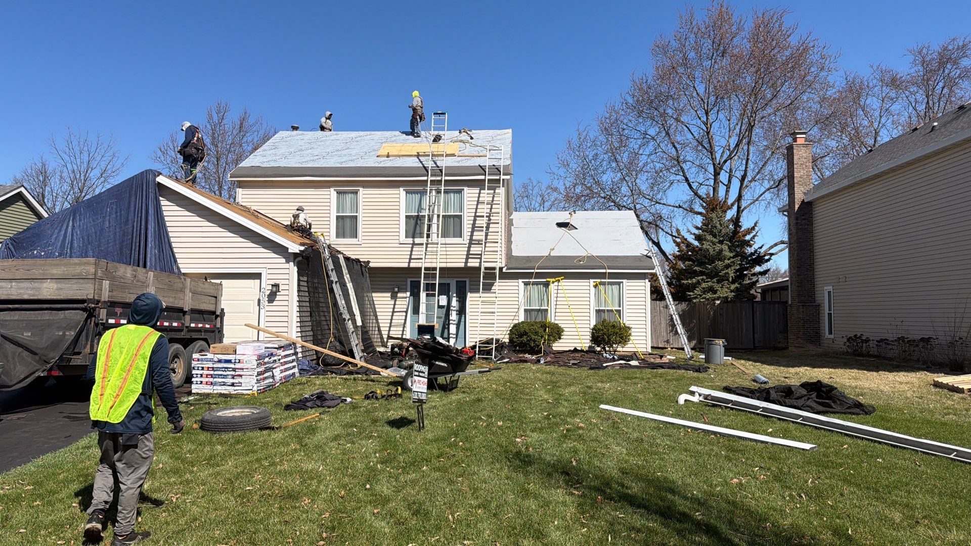 Roof Replacement- Pewter Gray by Pro Home Services Inc