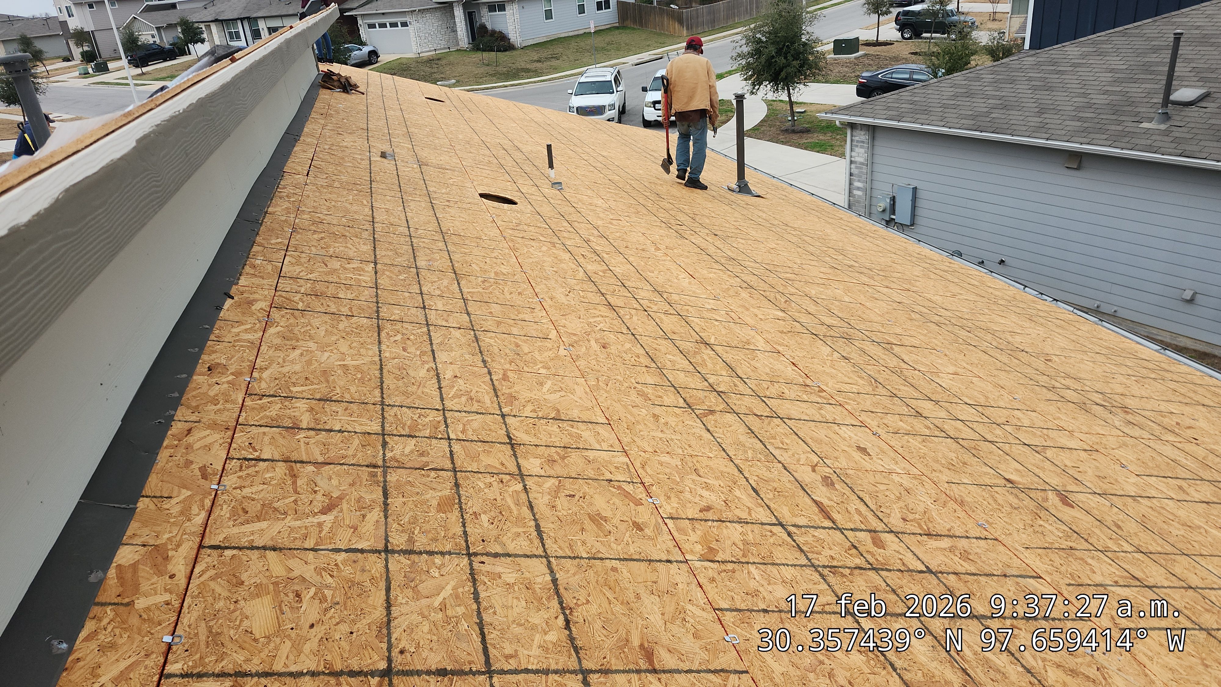 Full Asphalt Shingle Roof Replacement and Fence Restoration in Austin by Caliber Restoration LLC