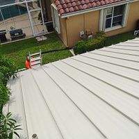 24ga 1.5" Mechanical Seam Almond by Total Roofing System The Metal Roof Experts