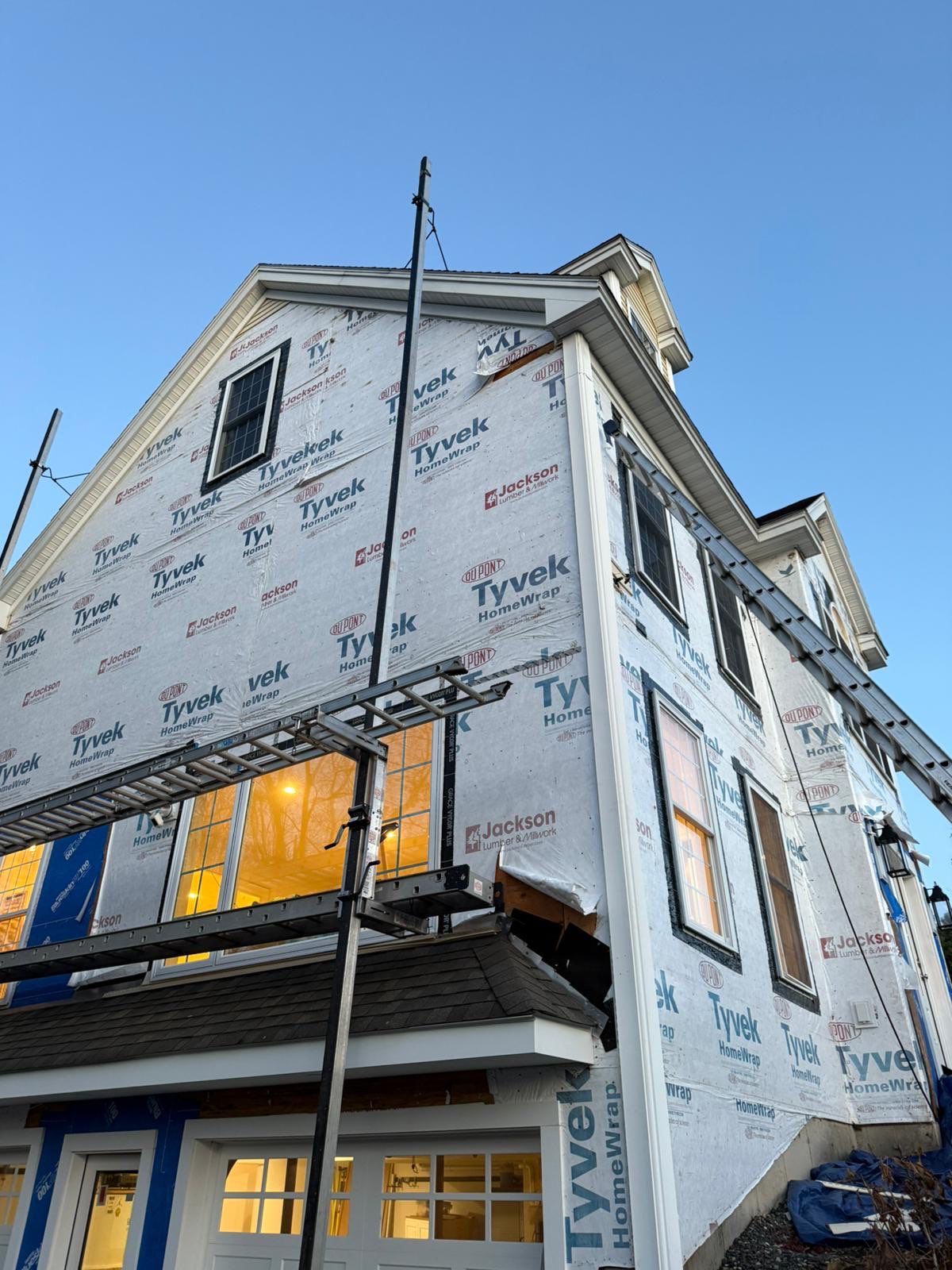 Complete Home Renovation with James Hardie® Clapboard & Shake Siding and Custom PVC Trim by Sensible Home Solutions