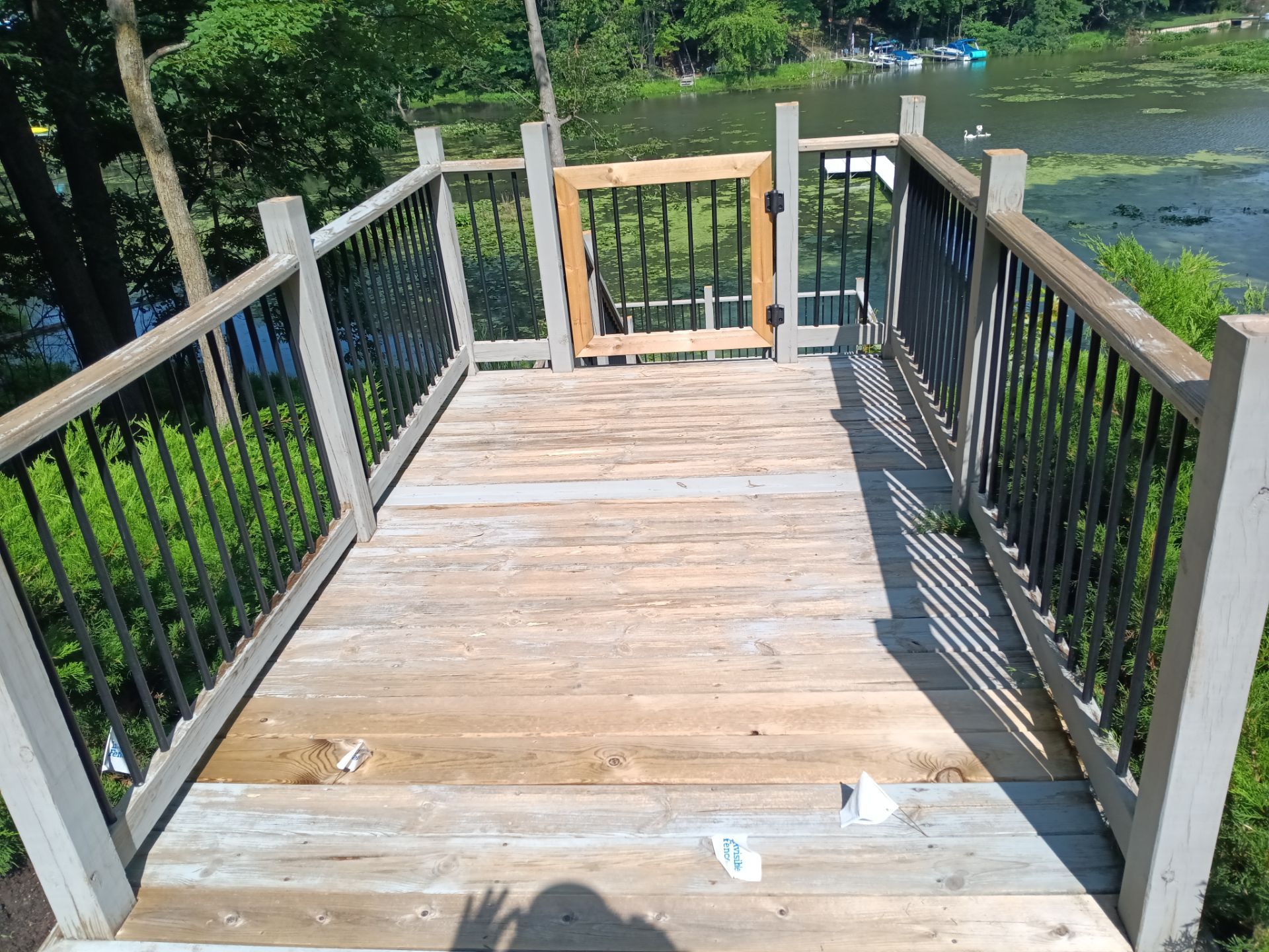 Exterior Deck using solid stain by Gordon Painting