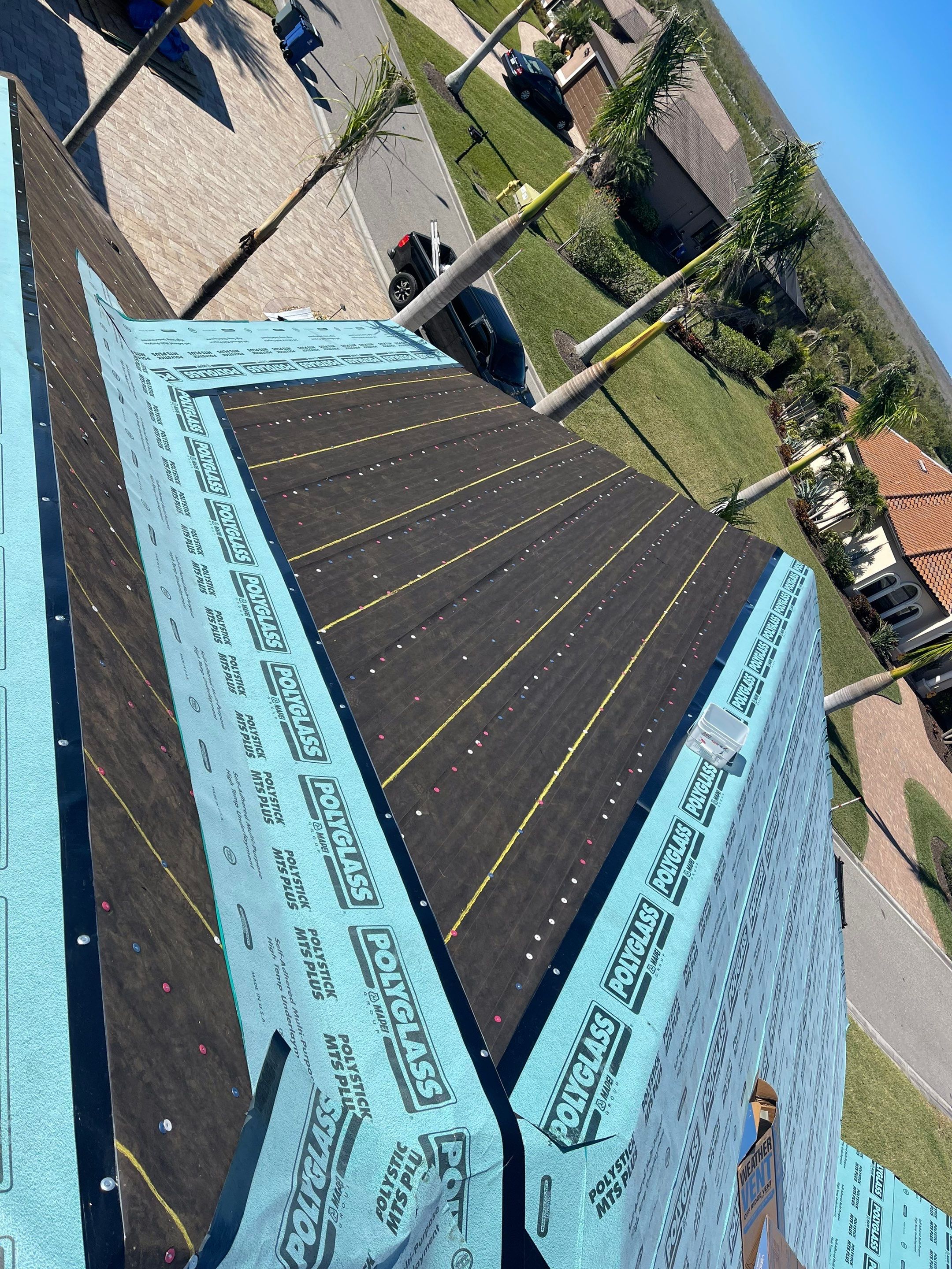 Residential Roofing Installation using Standing Seam Metal Roof in Cape Coral, FL by International Roofing