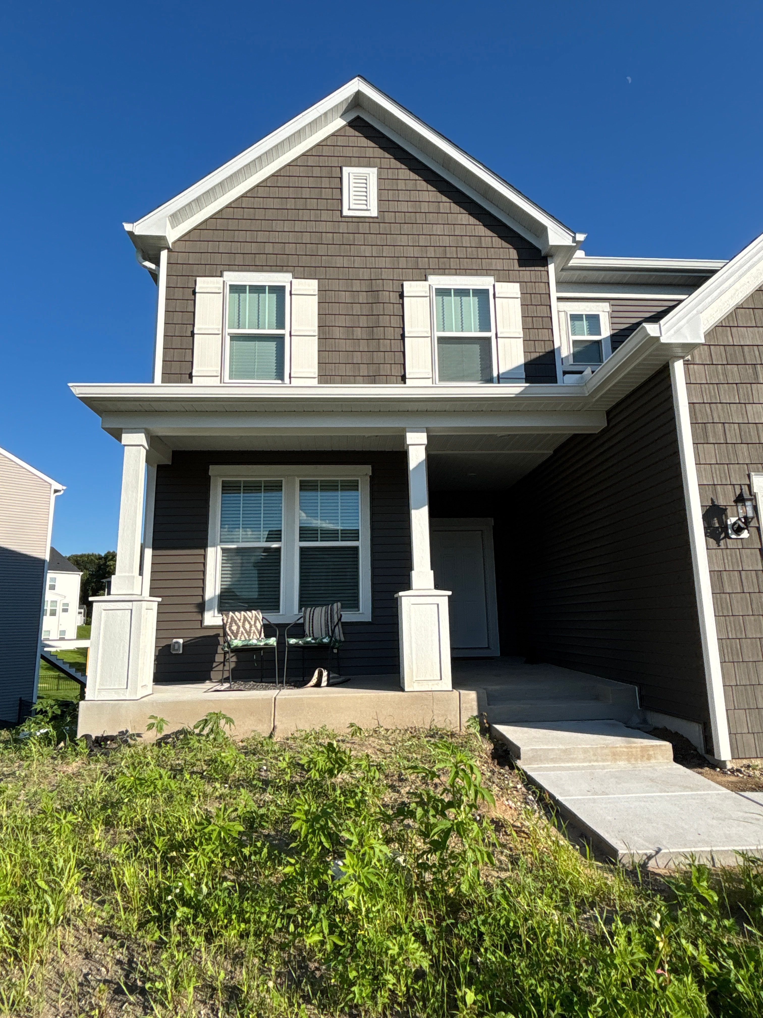6" Seamless Gutters on 3-Story Home – Rogers, MN by Next Level Seamless Gutters / Exteriors Inc.