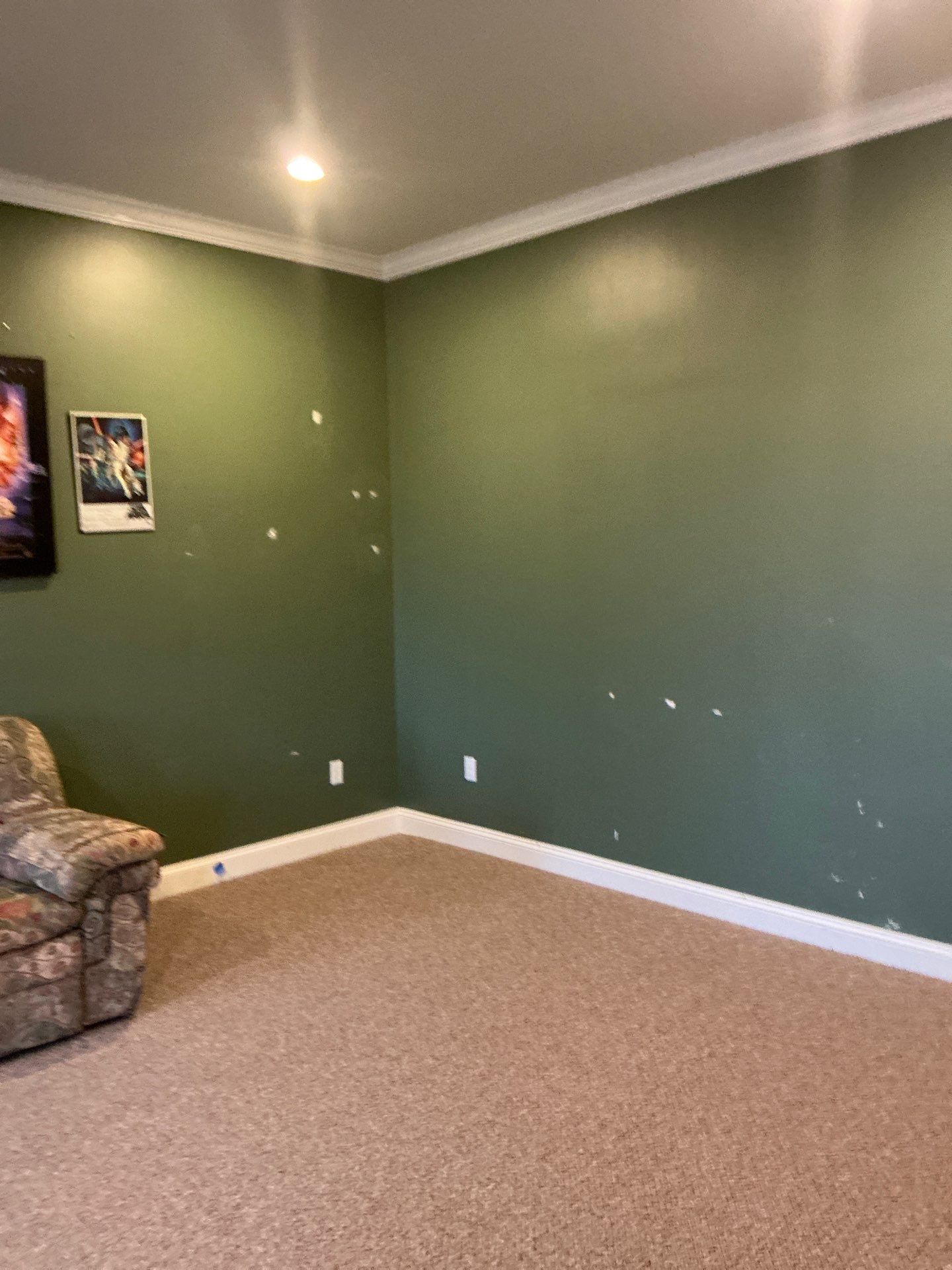 Full Interior Painting and Drywall Restoration in Bedford, New Hampshire by The Persnickety Painters
