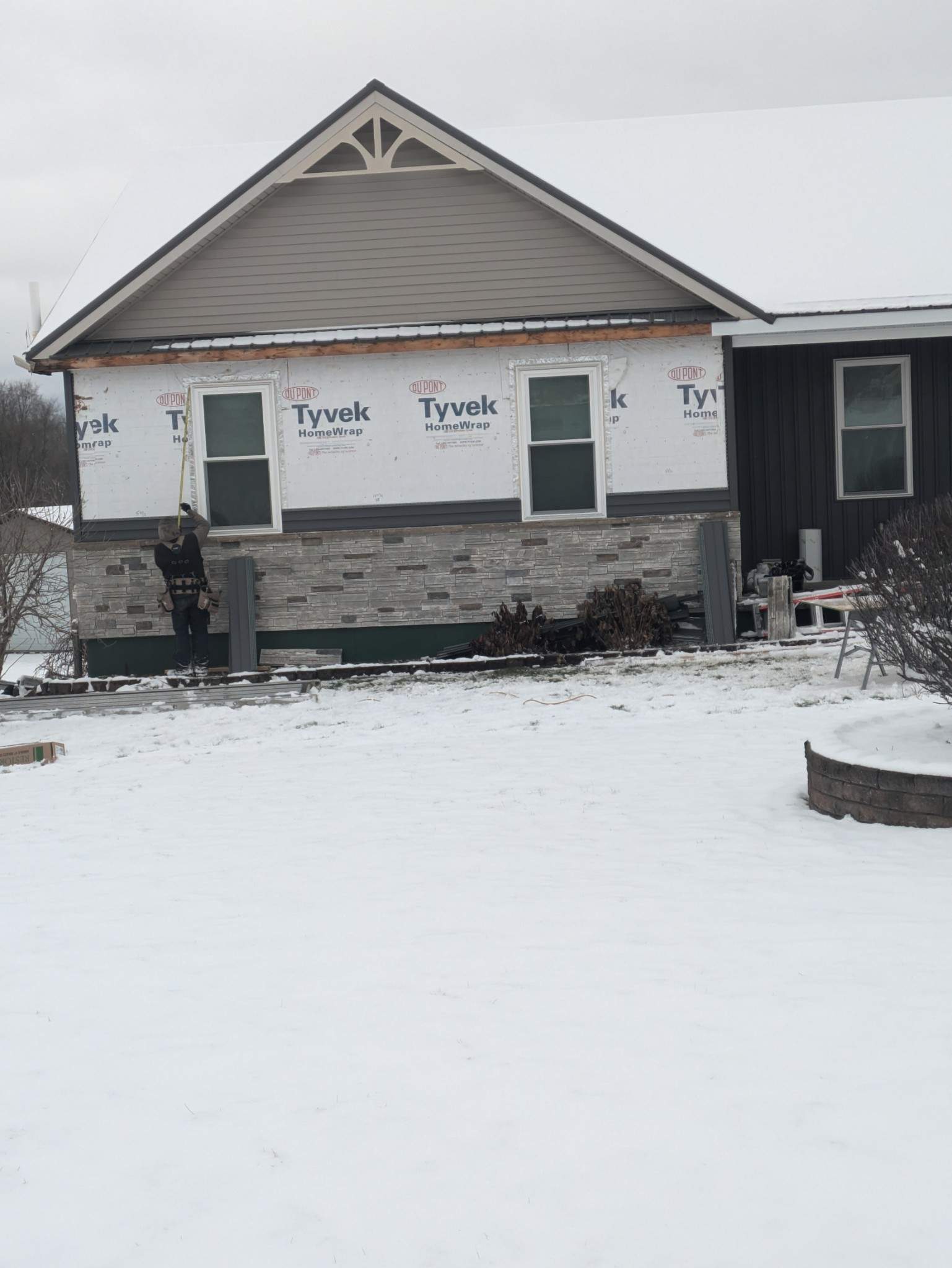 Siding Installation using Certainteed Board & Batten by Acme Exteriors