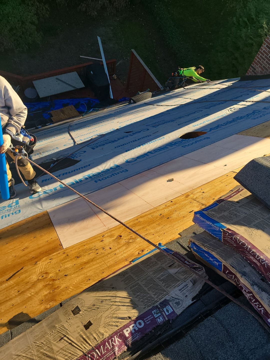 Burke: Residential Roof Replacement with CertainTeed Landmark Pro Designer Shingles in Max Def Charcoal Black by RM Banning, Inc.