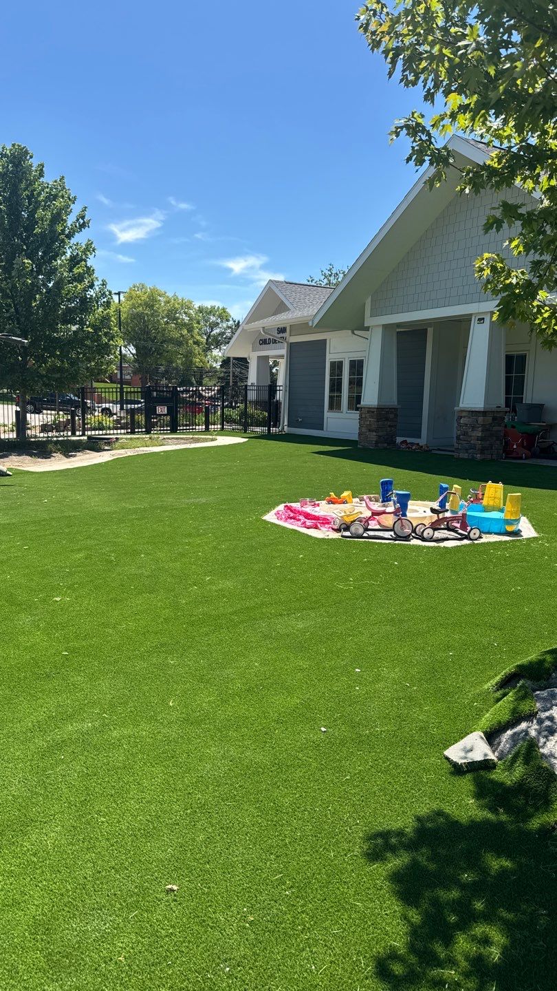 CDC Turf & Playground Project. by New Horizon Landscapes