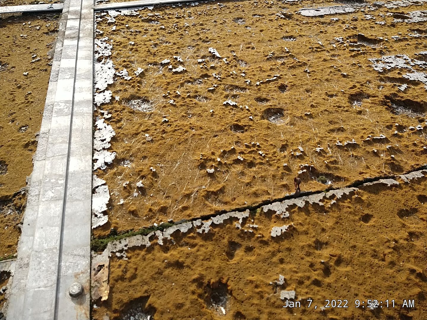 Commercial Roofing Installation using Aluminum Roofing panels by Hostetler Roofing