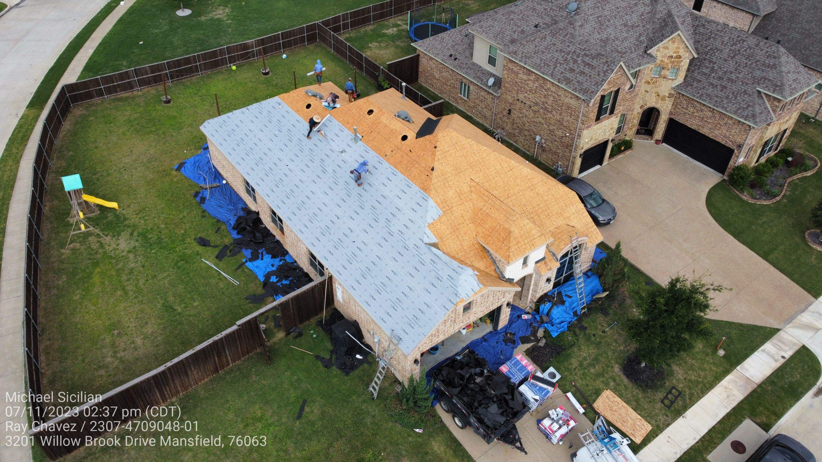 Project in Mansfield by Zeus Exteriors