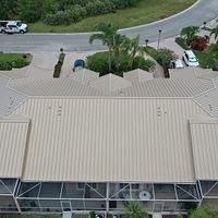 24ga 1.5" Mechanical Seam Sierra Tan by Total Roofing System The Metal Roof Experts